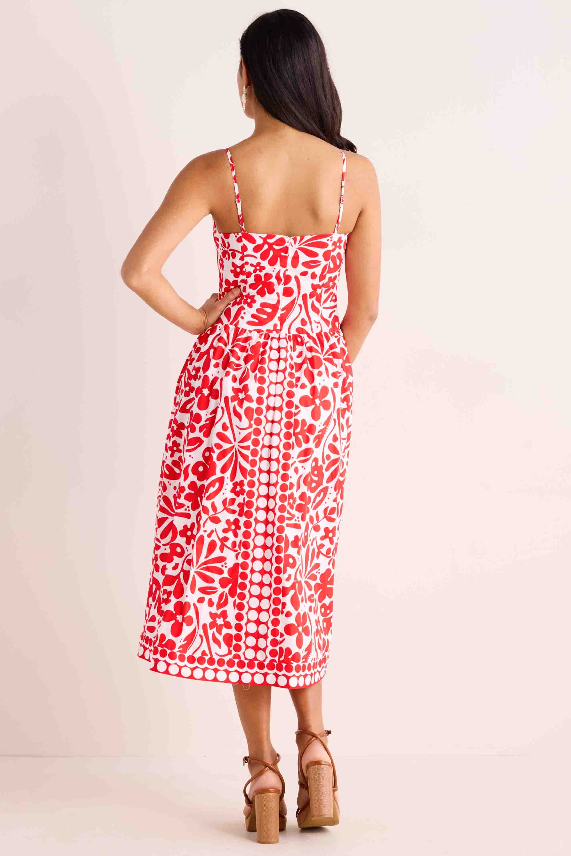 Brady Dress- Red