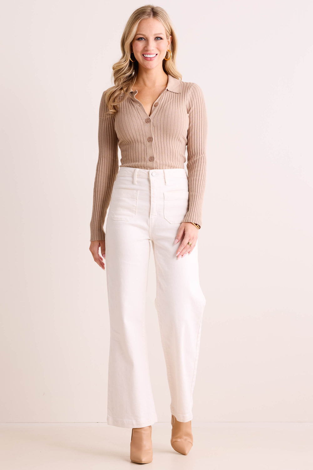JEANS KIMBERLY BEIGE