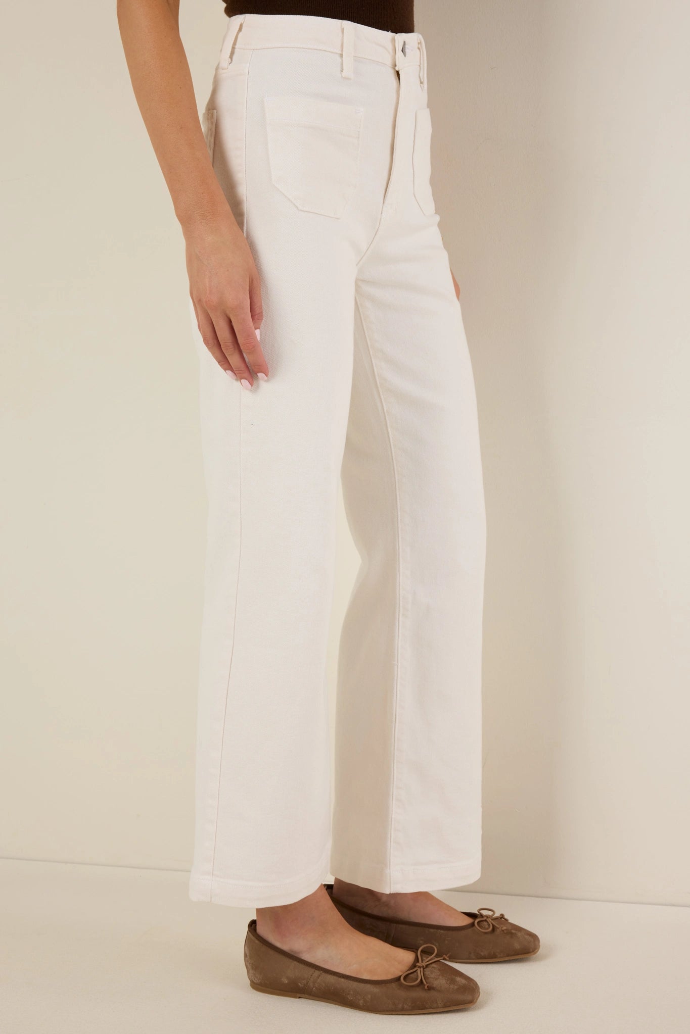 Kimberly Jeans- Ecru