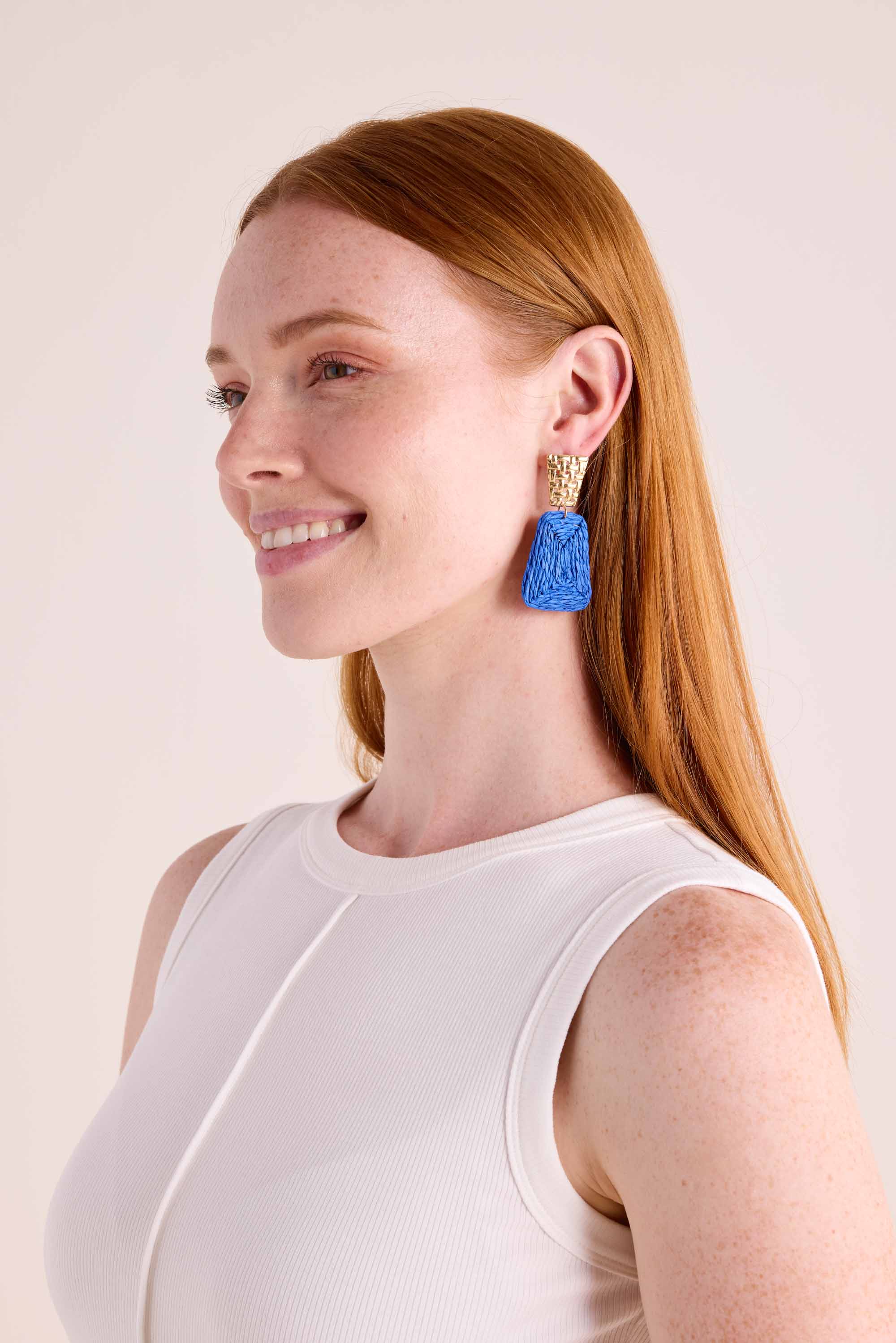 Jamie Earrings- Blue