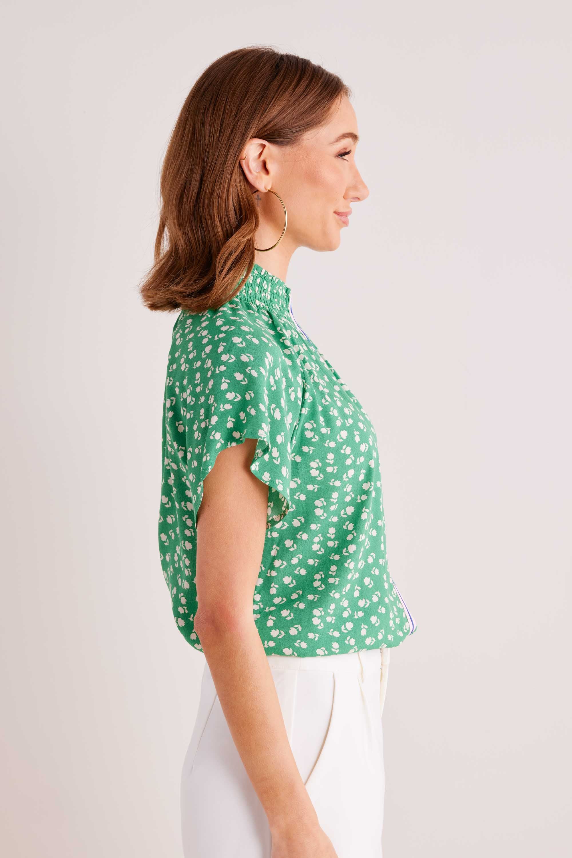 Carly Top- Green