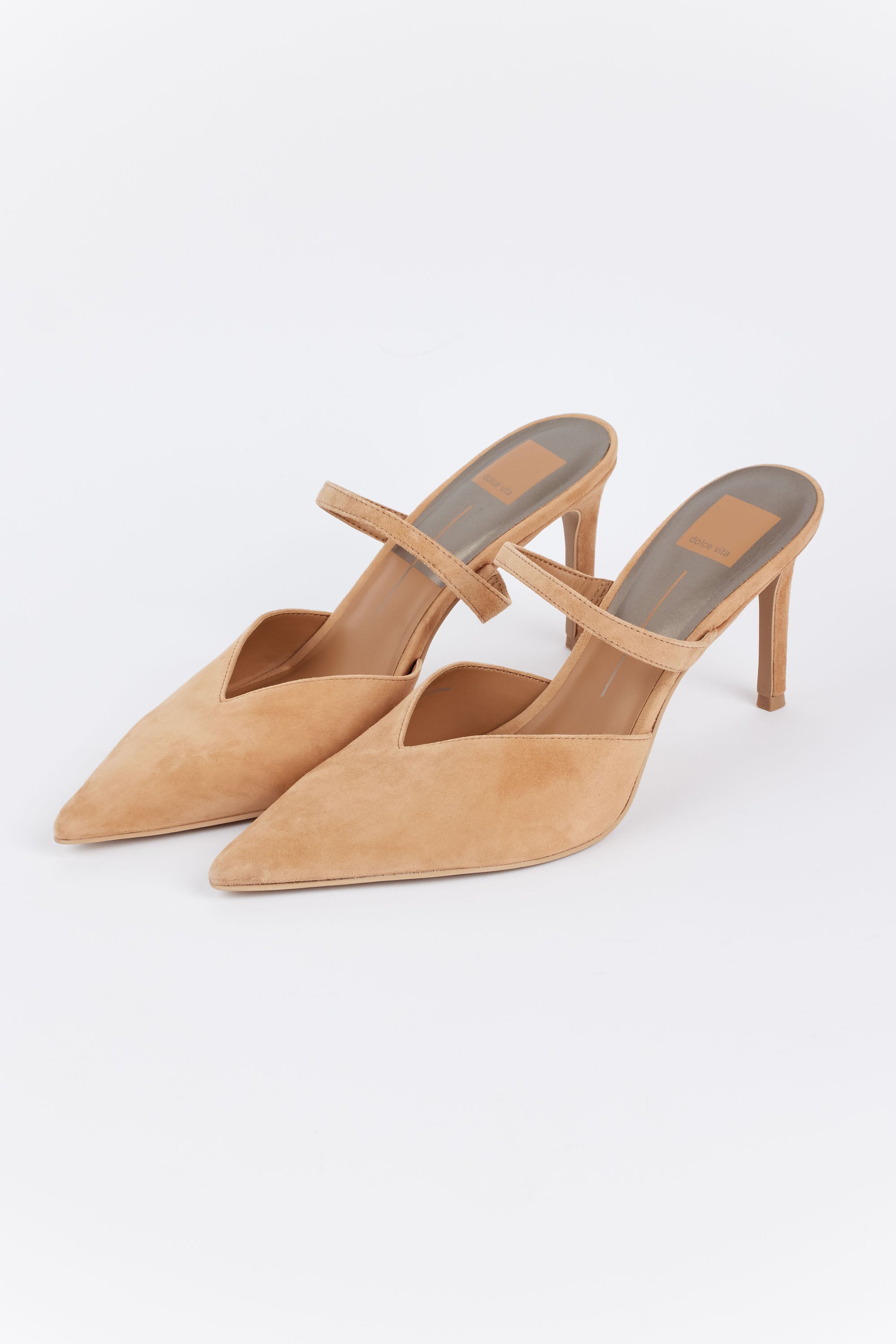 Kanika Heels- Tan Suede by Dolce Vita