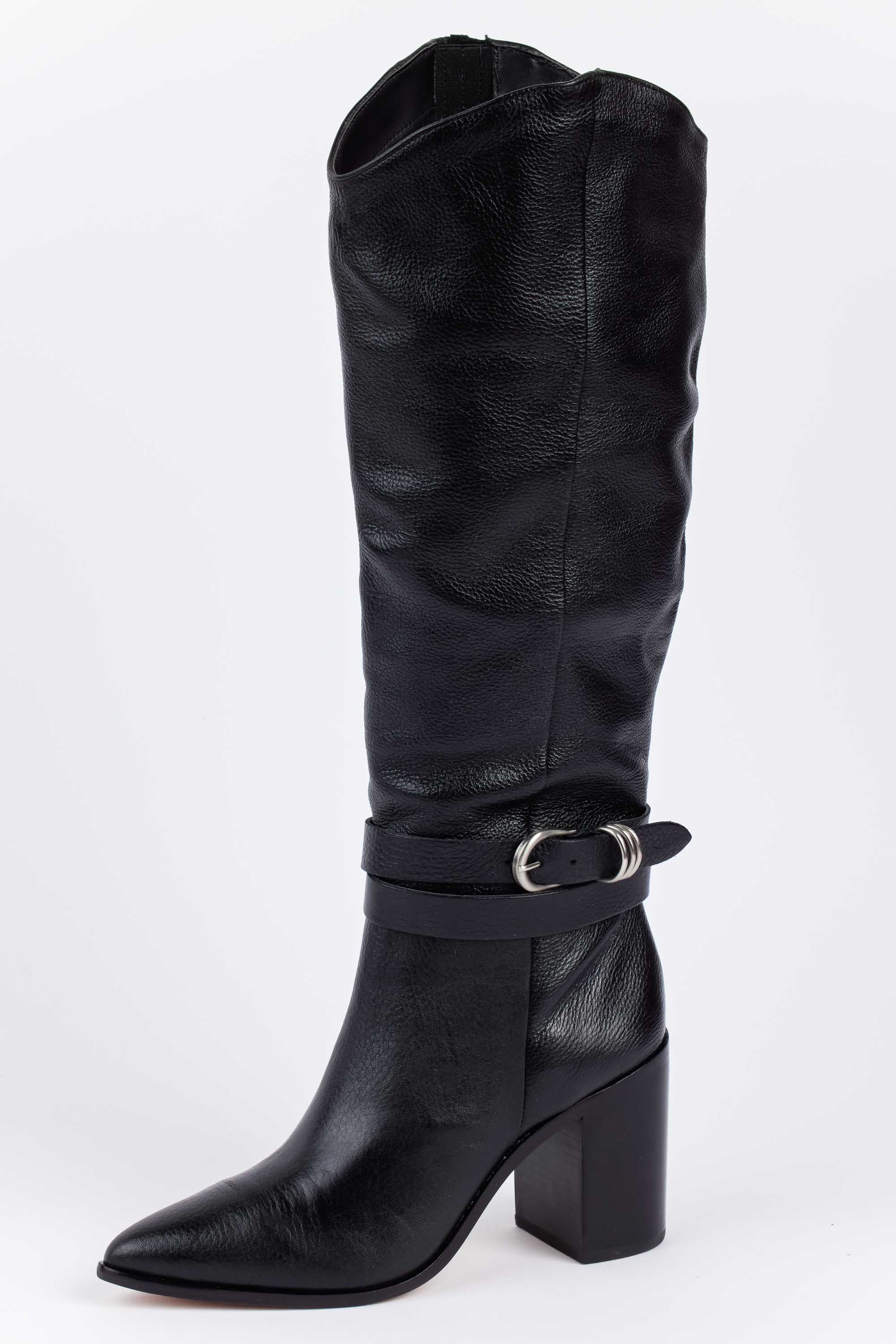 Tyrone Boots- Black Leather by Dolce Vita