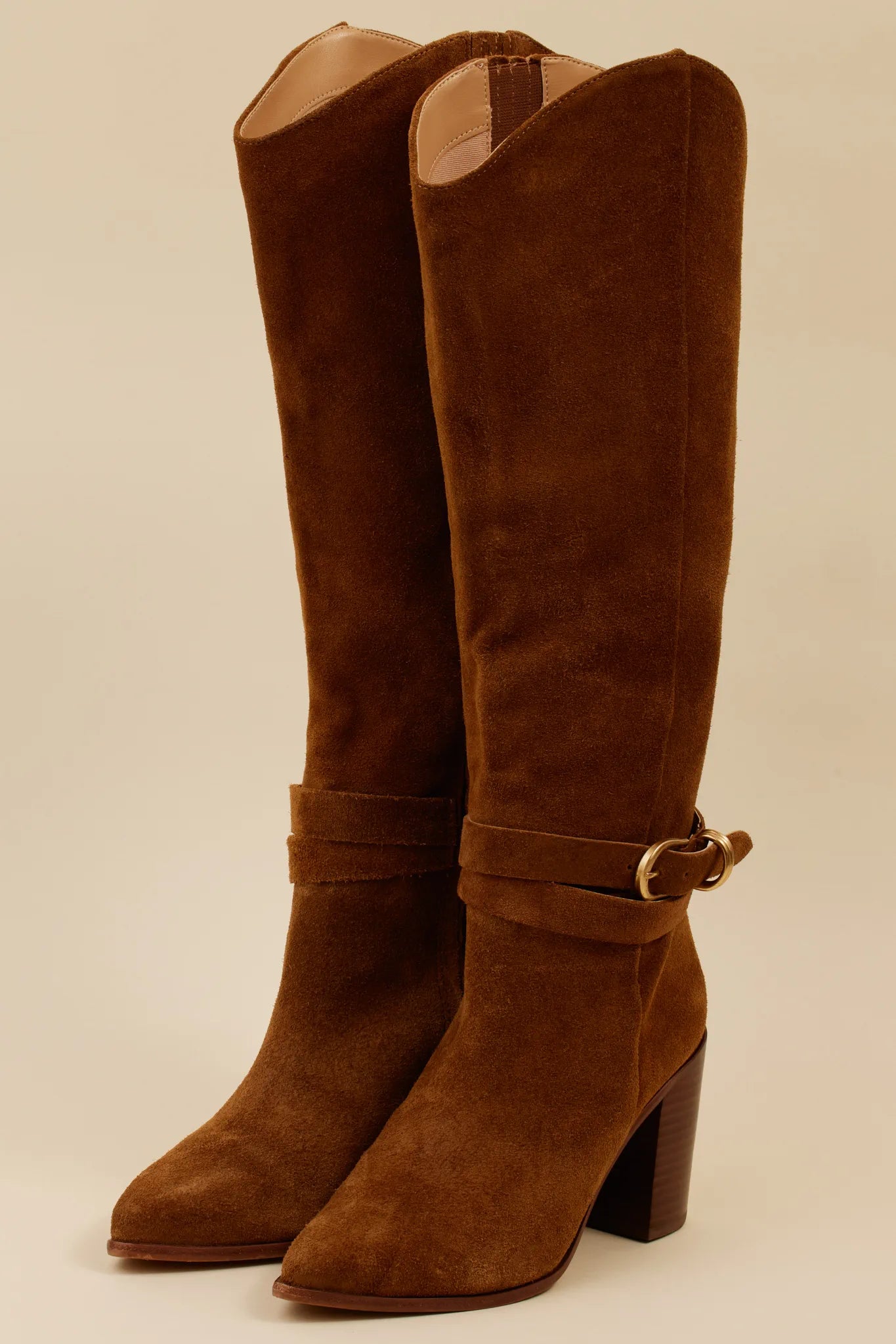 Tyrone Boots- Brown Suede by Dolce Vita