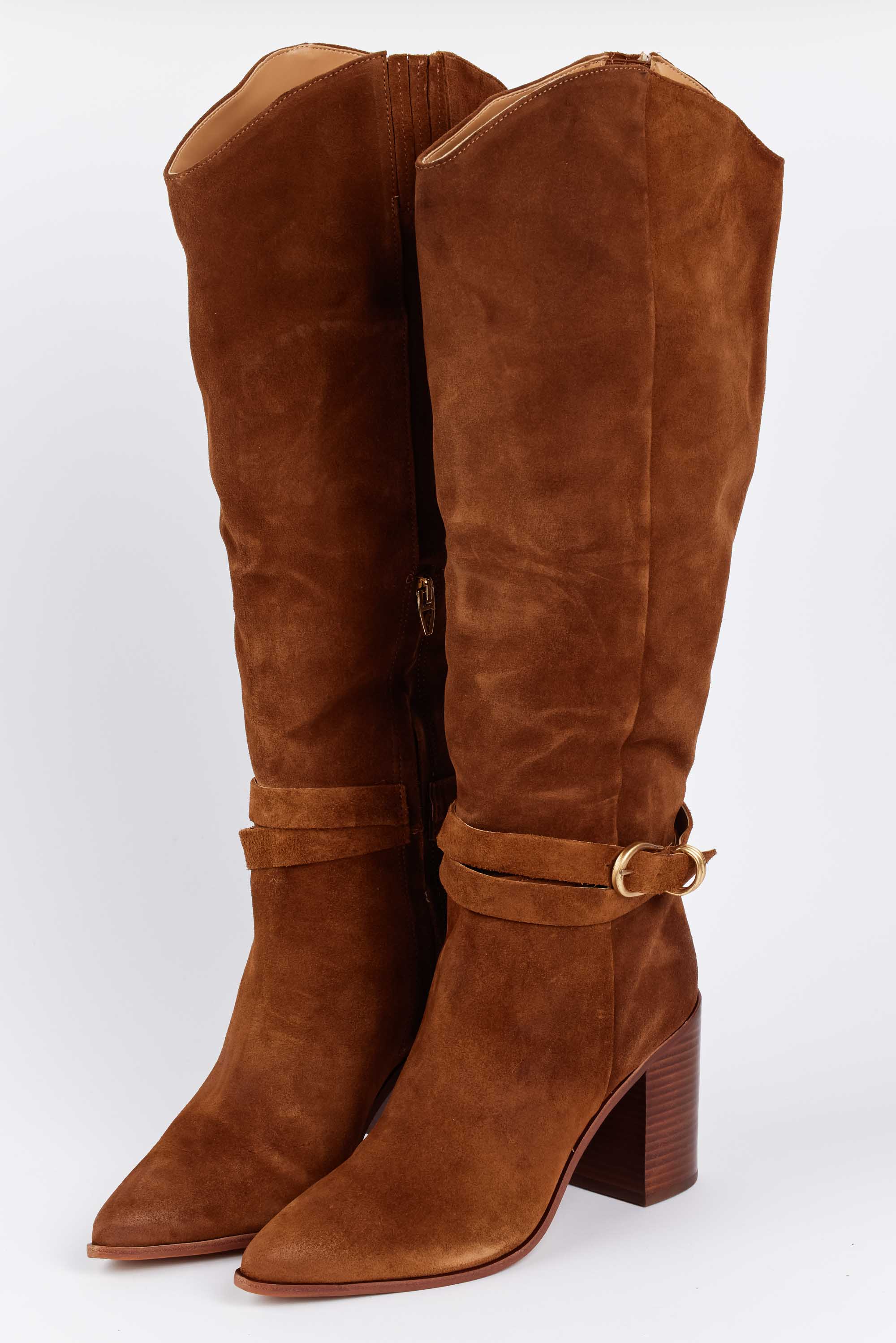 Tyrone Boots- Brown Suede by Dolce Vita