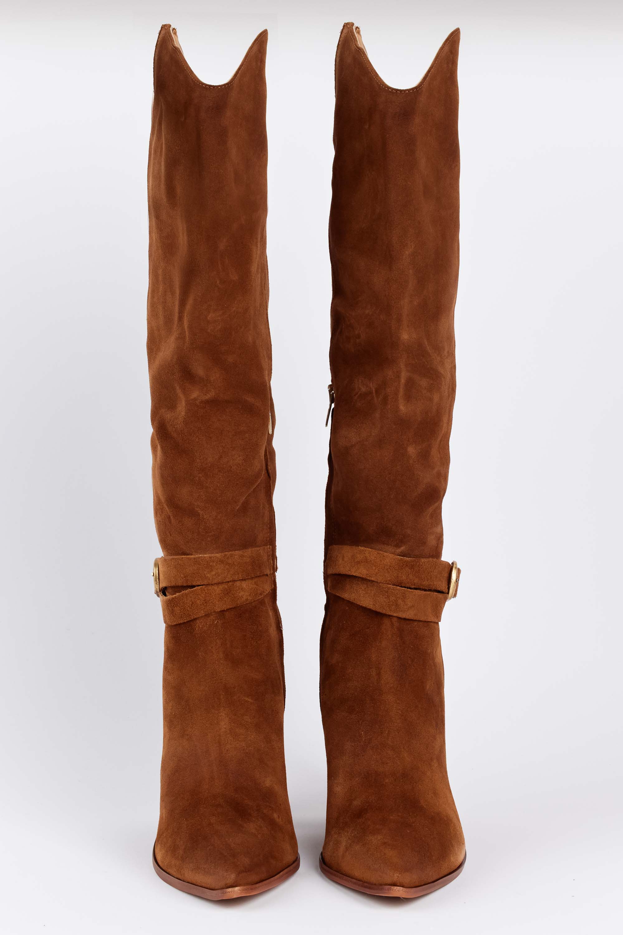 Tyrone Boots- Brown Suede by Dolce Vita