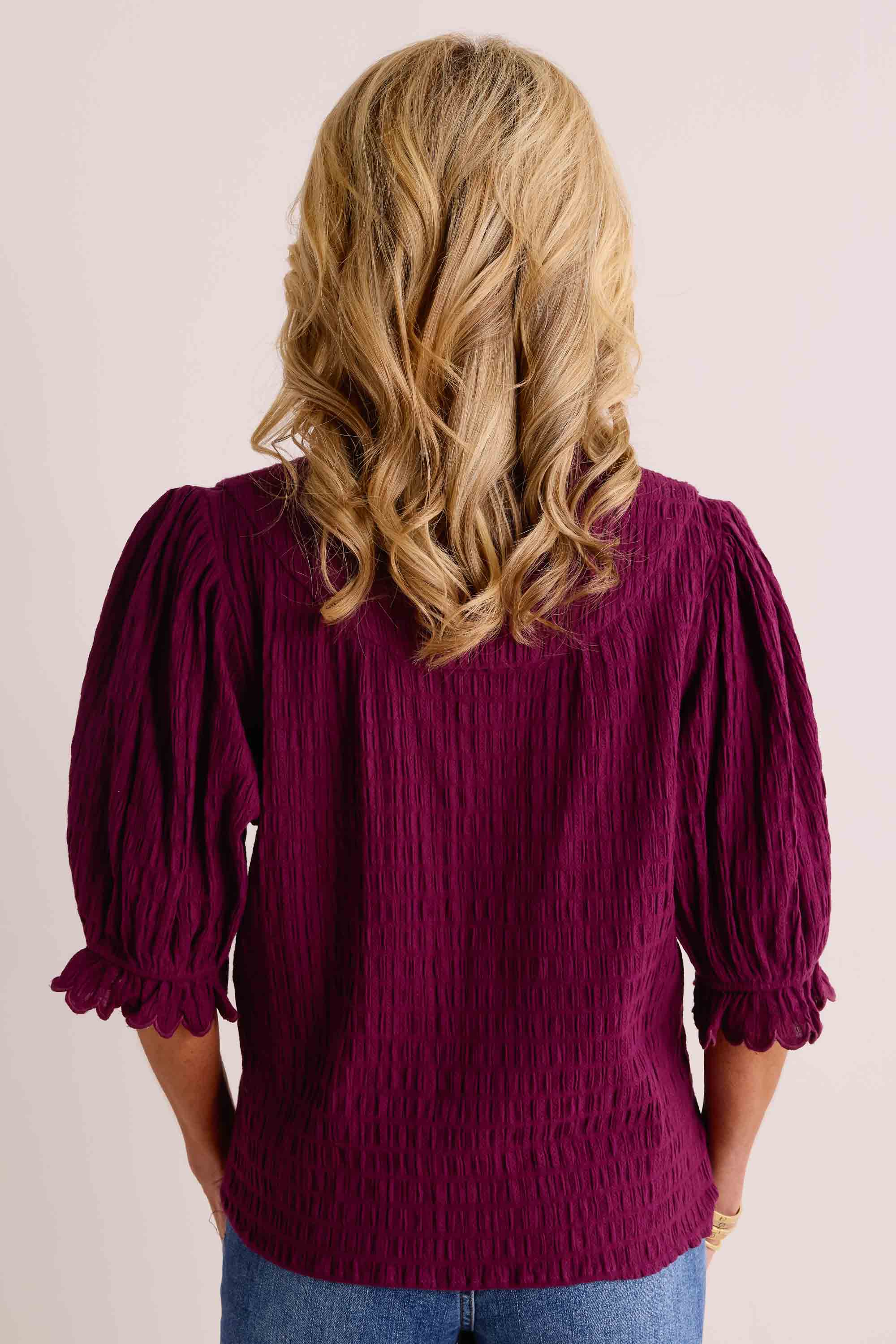 Hailey Top- Plum