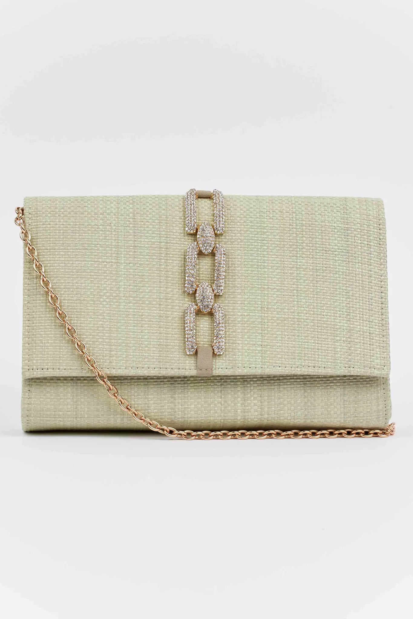 Gia Clutch- Sage