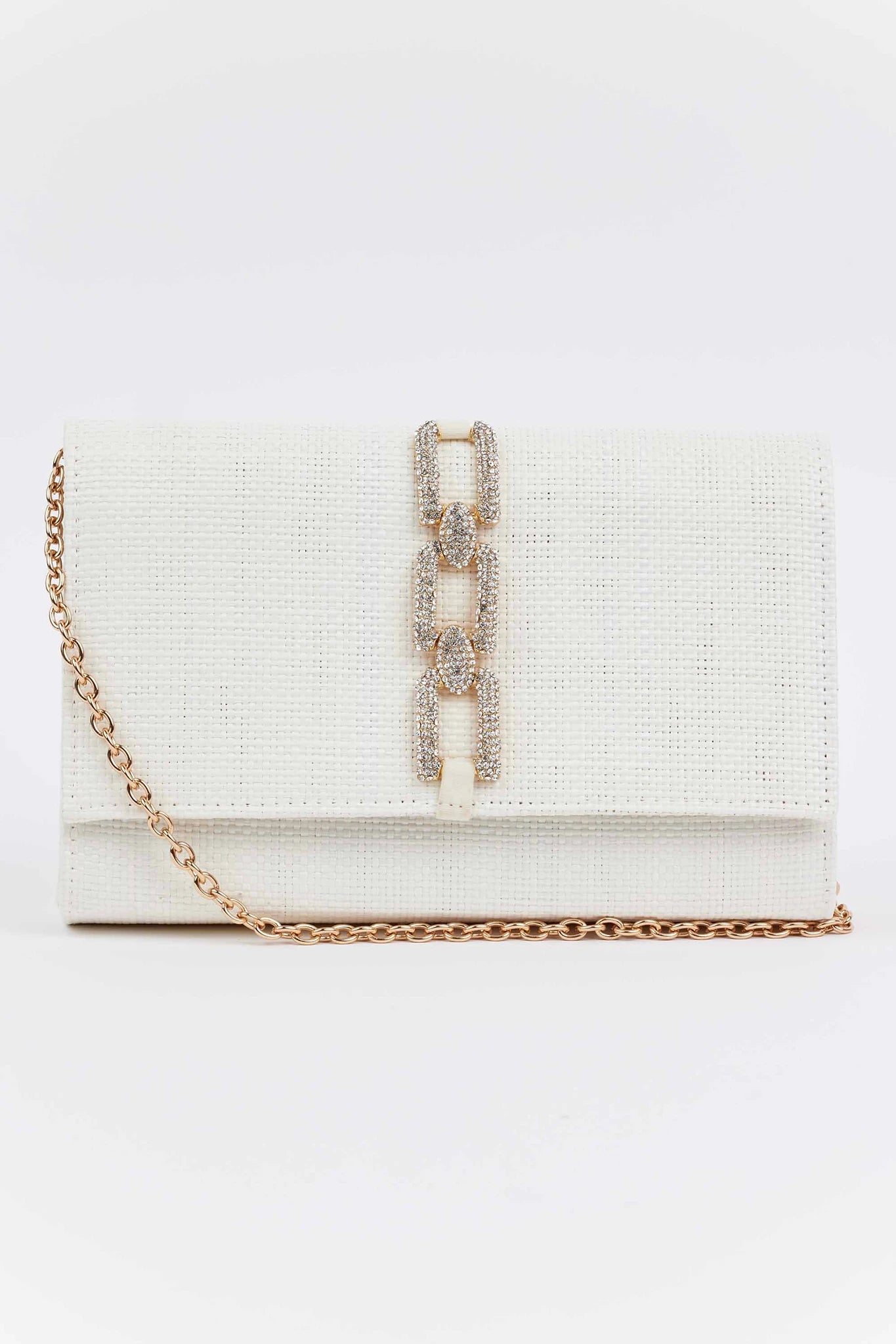 Gia Clutch- White