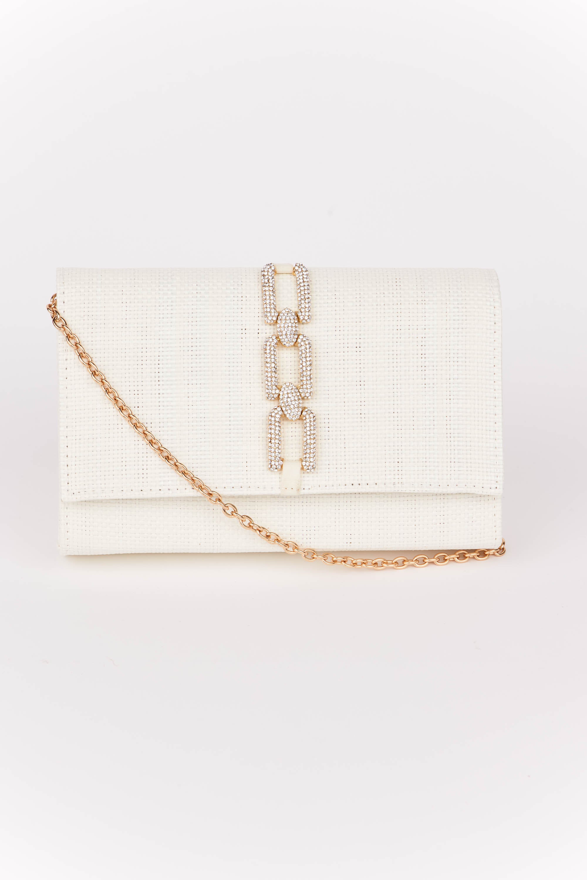 Gia Clutch- White