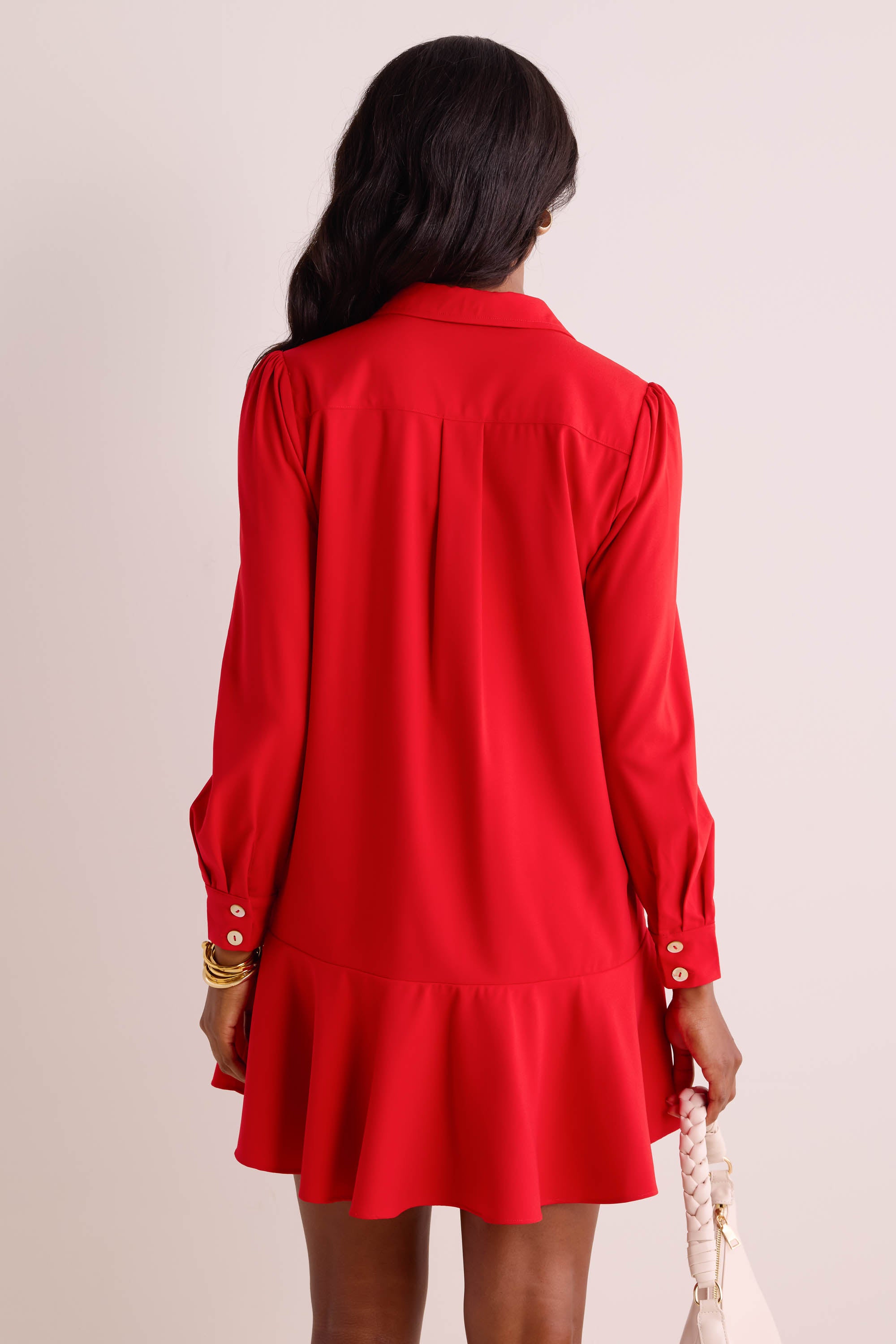 Meagan Dress- Red