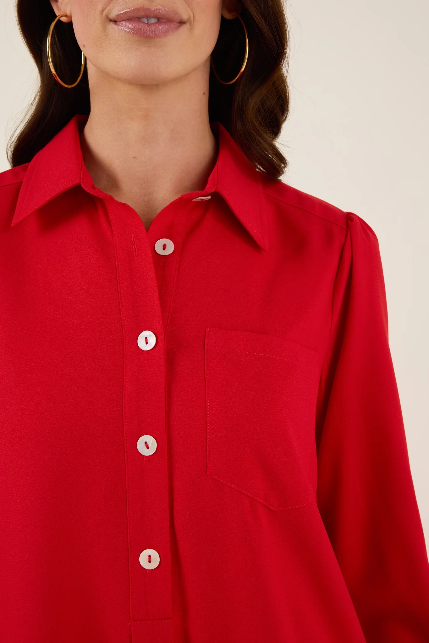 Meagan Dress- Red