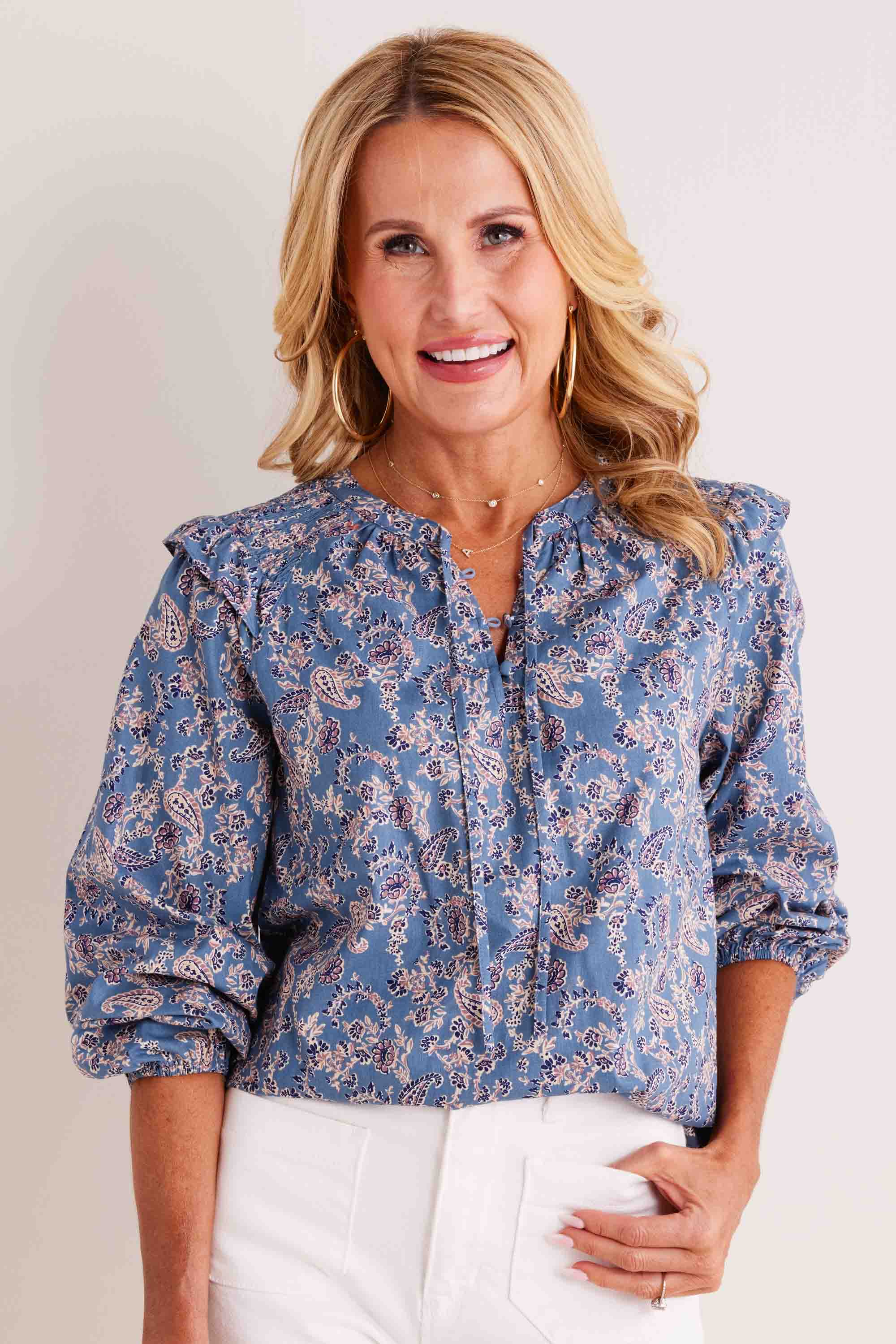 Hadley Top- Blue