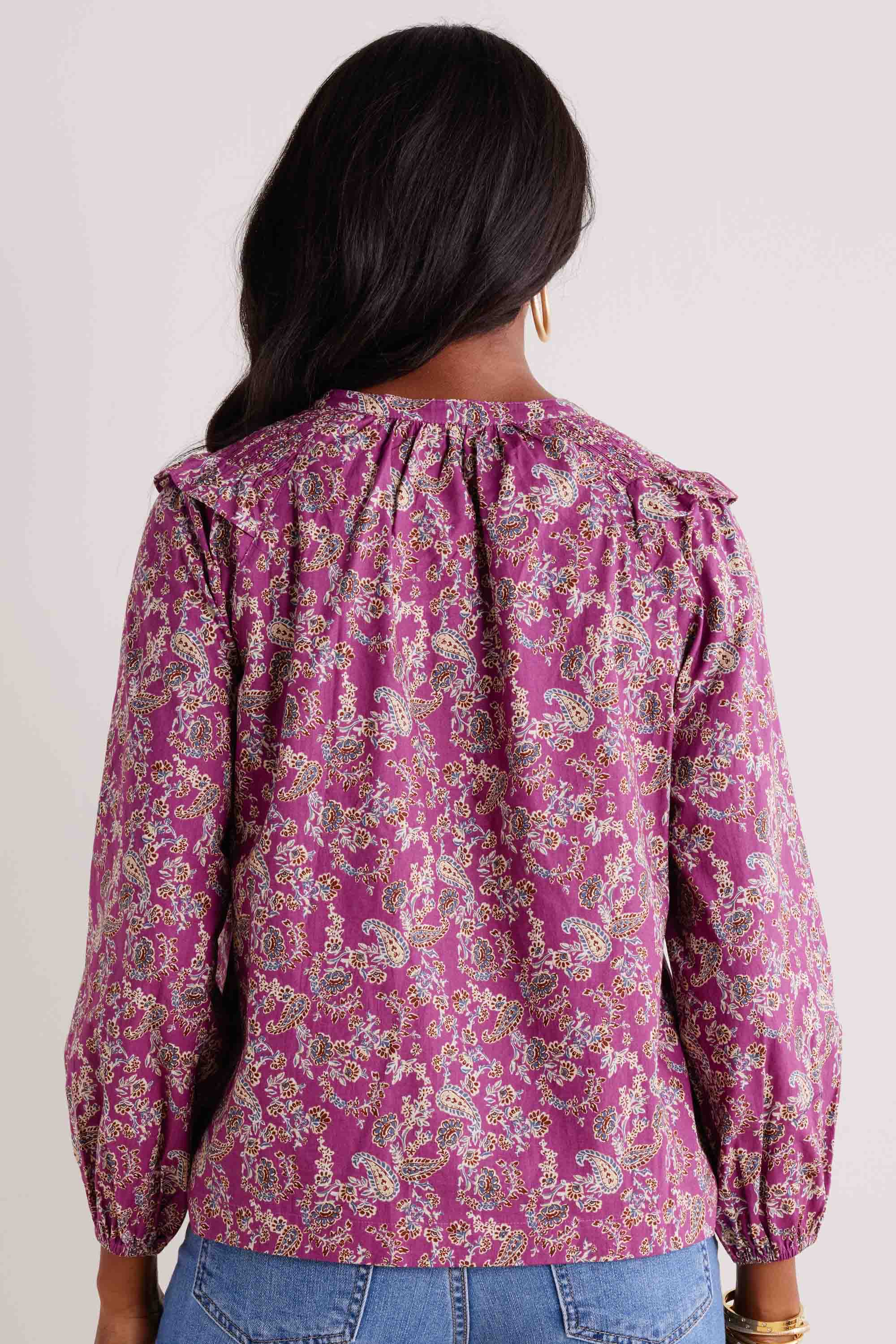 Hadley Top- Mauve