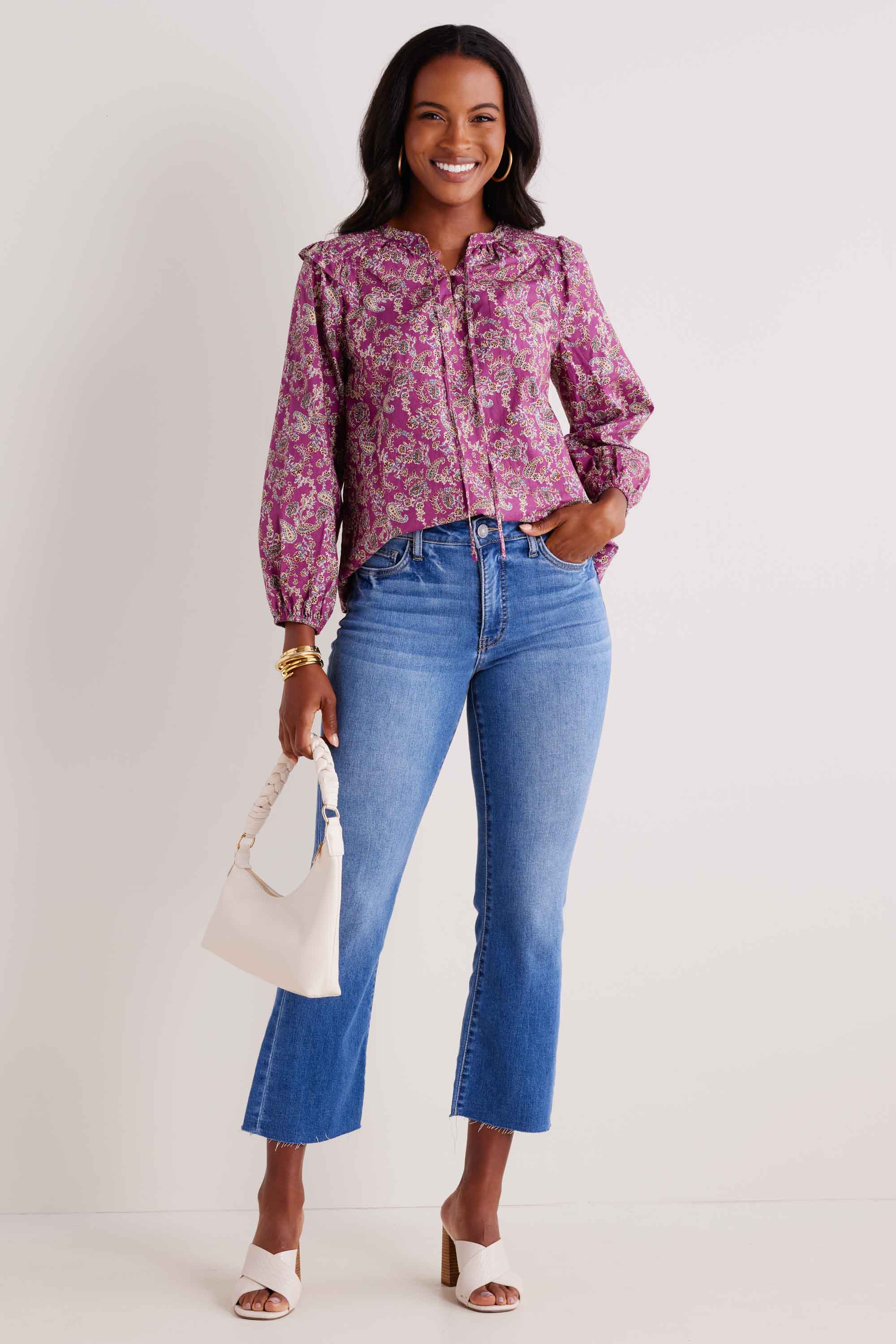 Hadley Top- Mauve