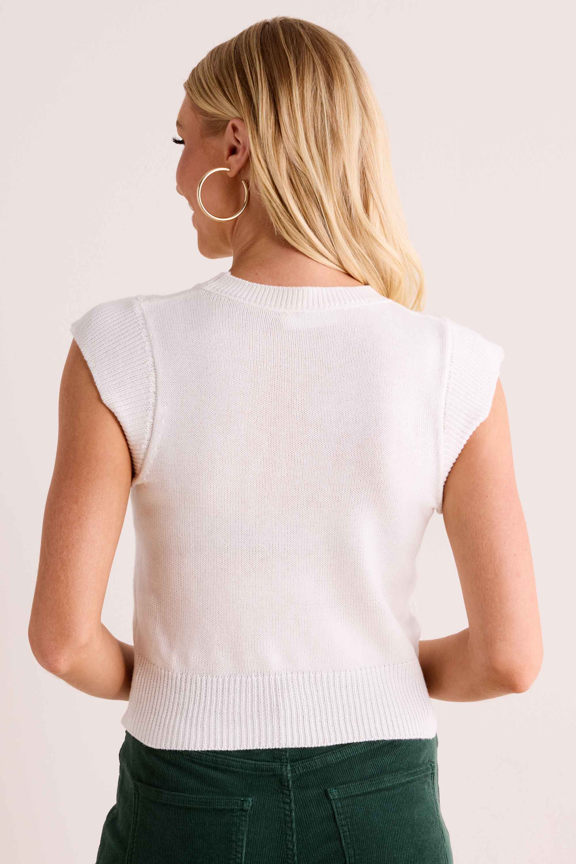 Davina Sweater- White