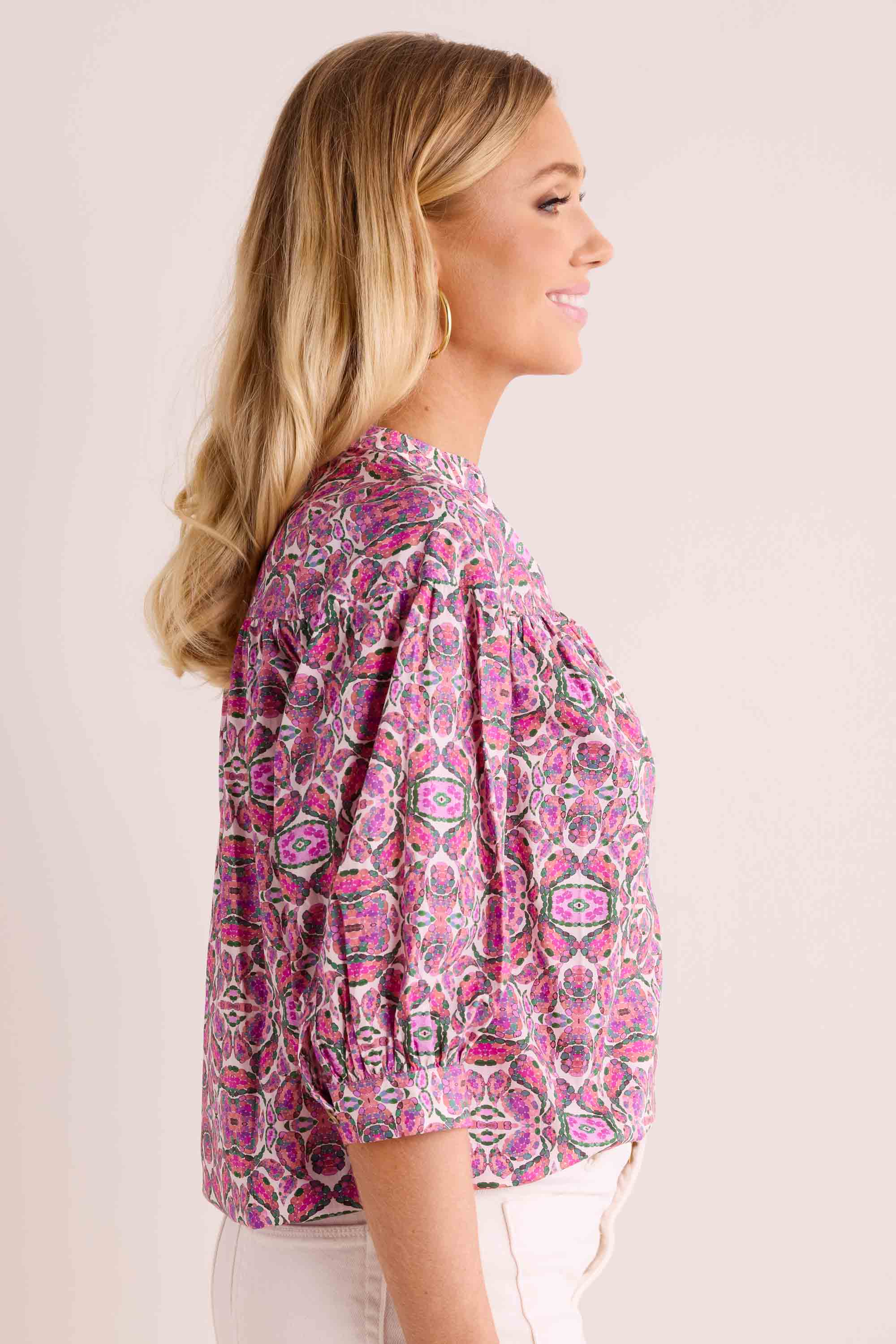 Kemble Top- Pink