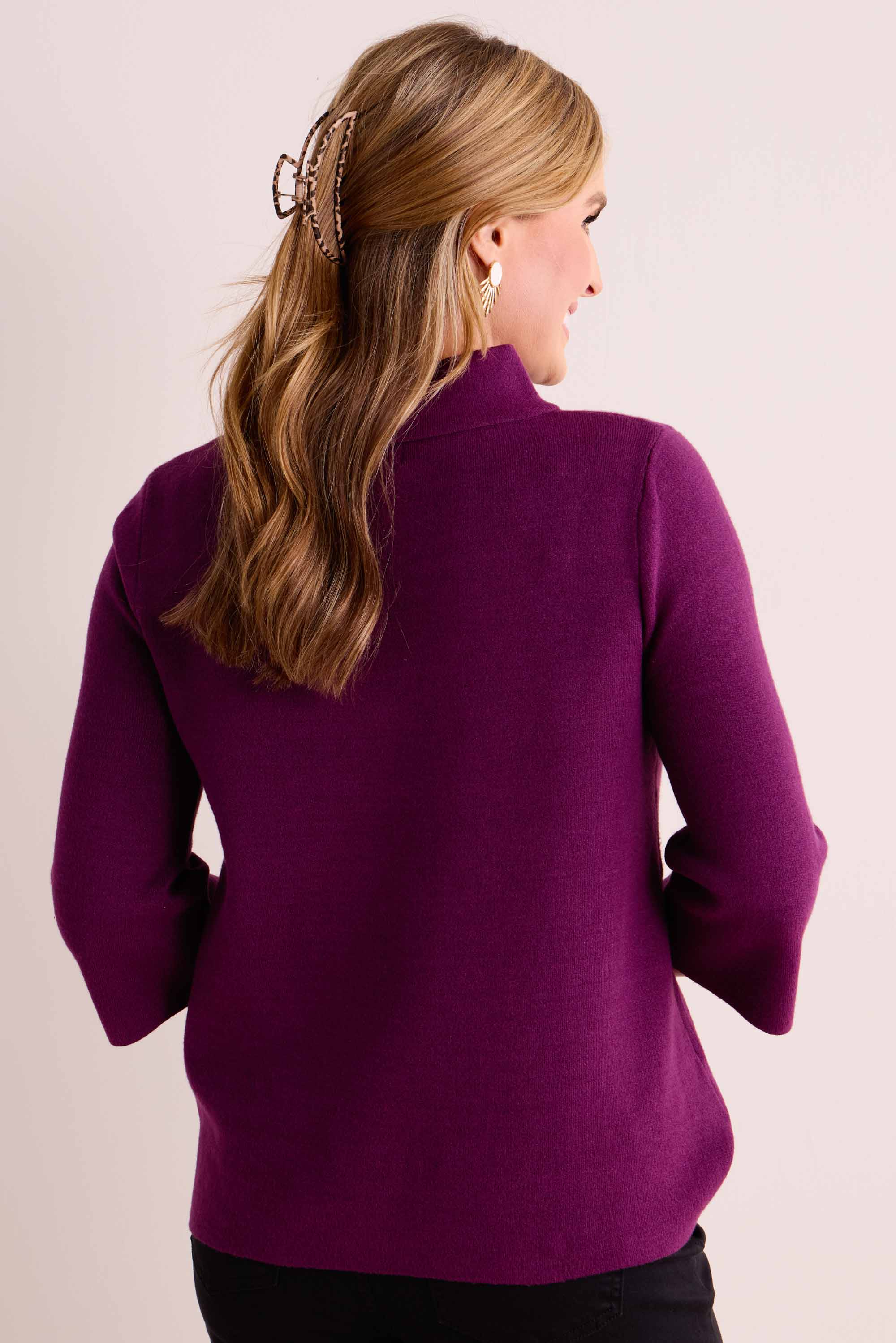 Jackie Sweater- Plum