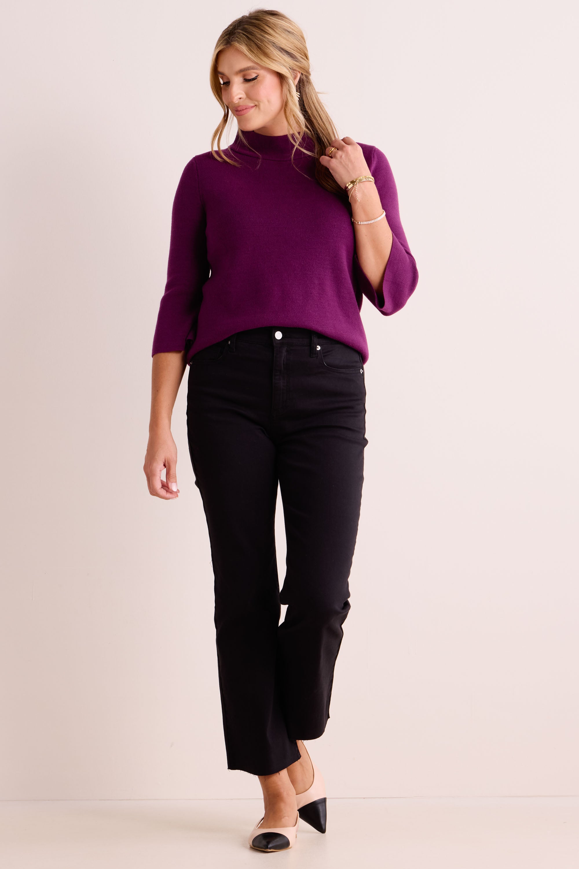 Jackie Sweater- Plum