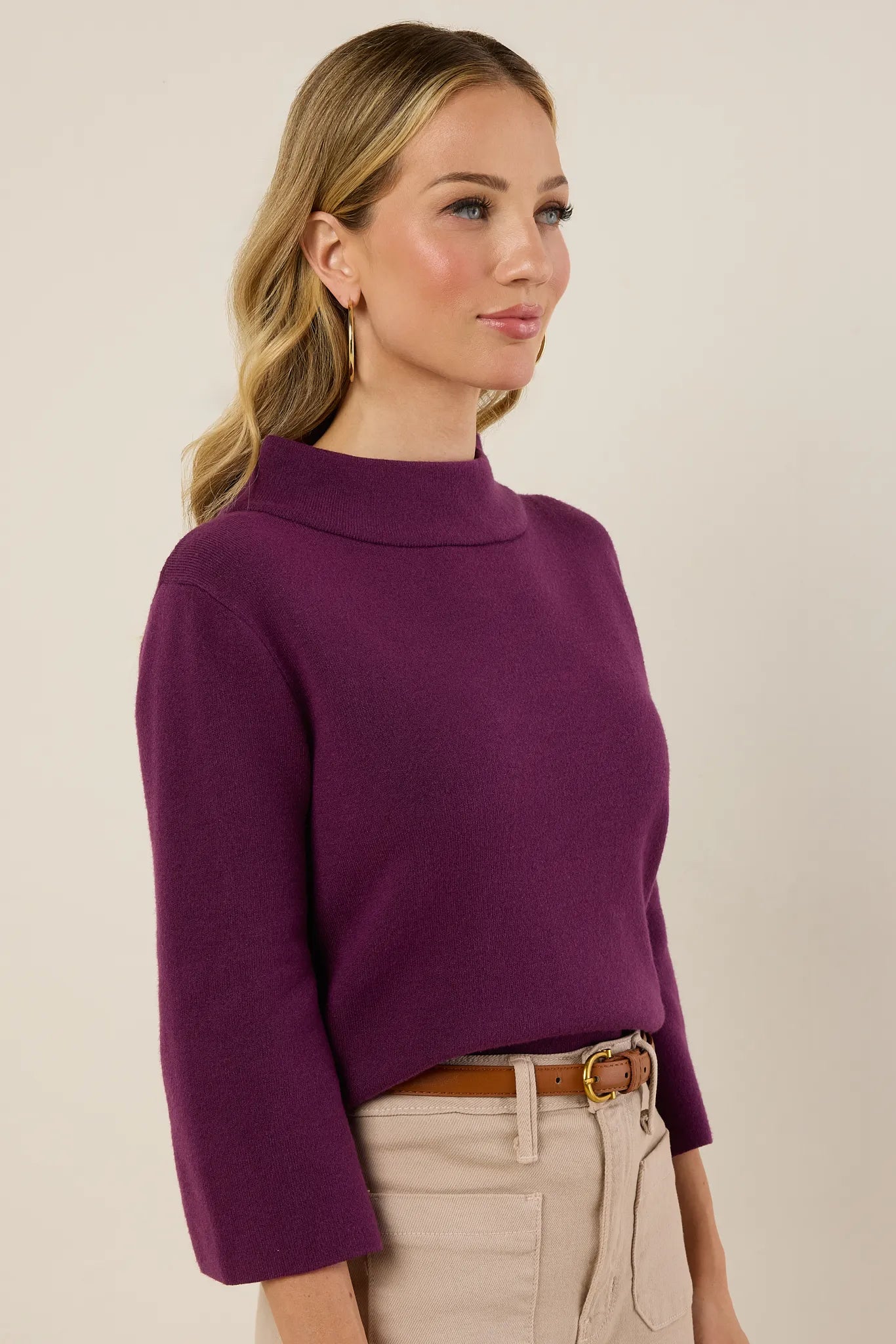 Jackie Sweater- Plum