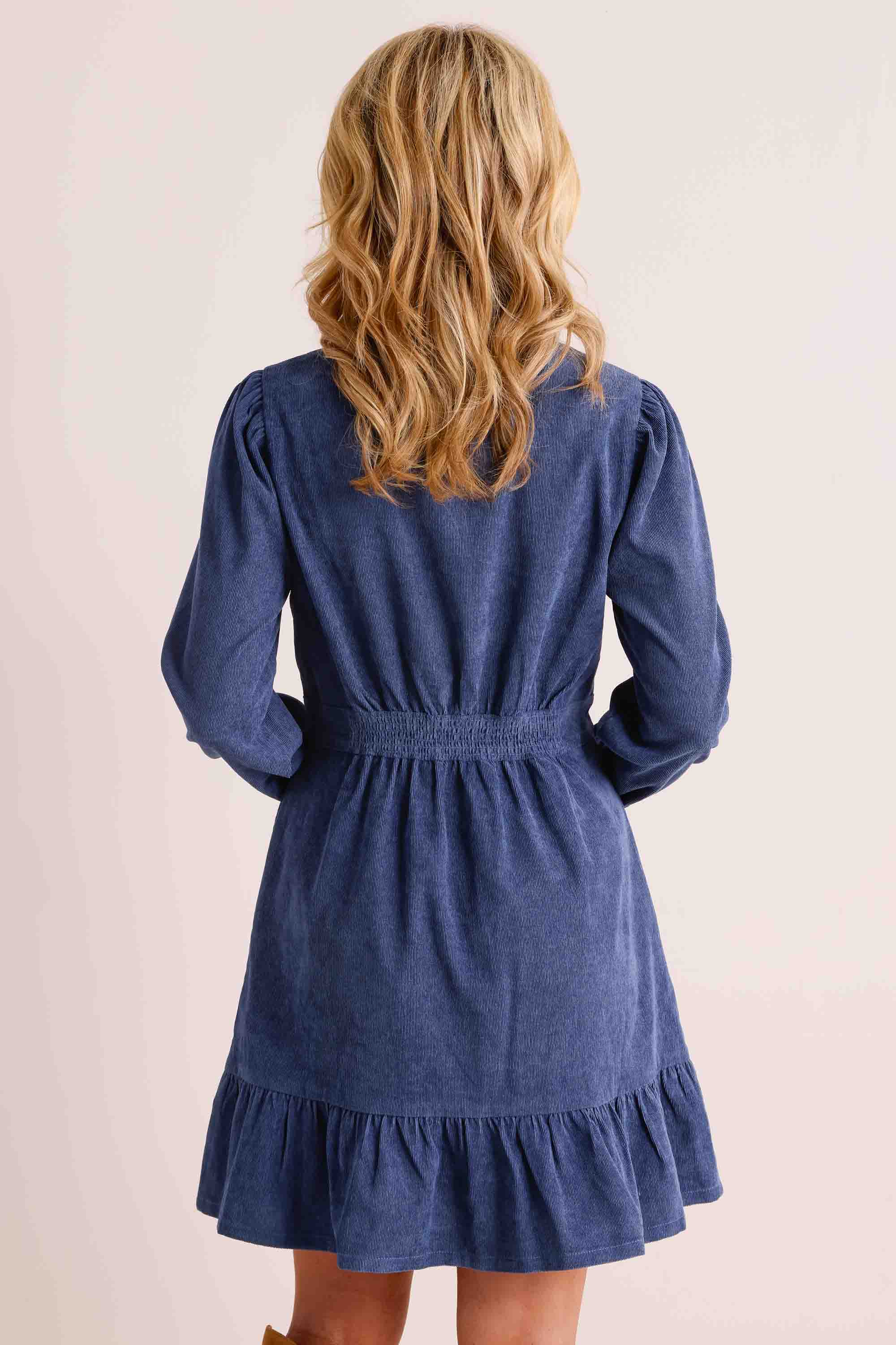 Elizabeth Dress- Slate Blue