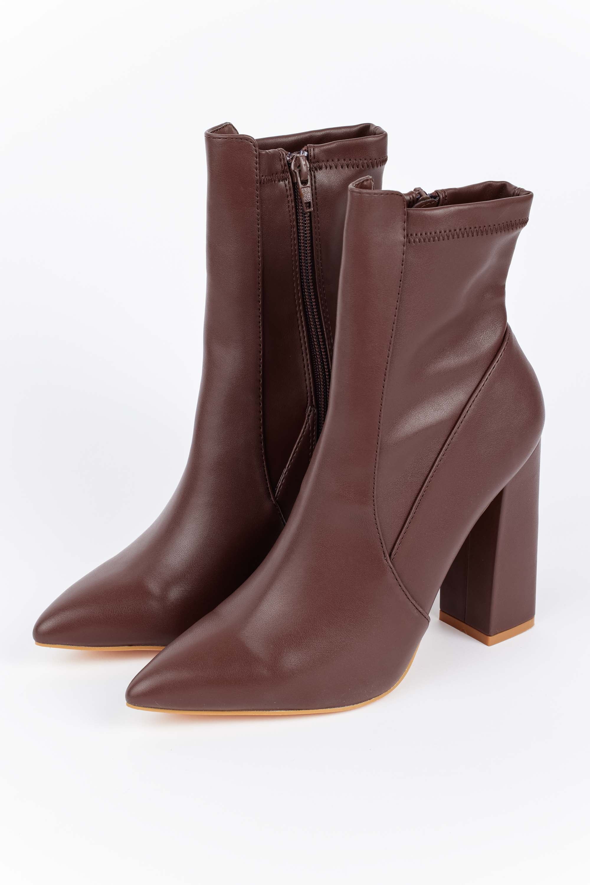 Maddie Booties- Brown