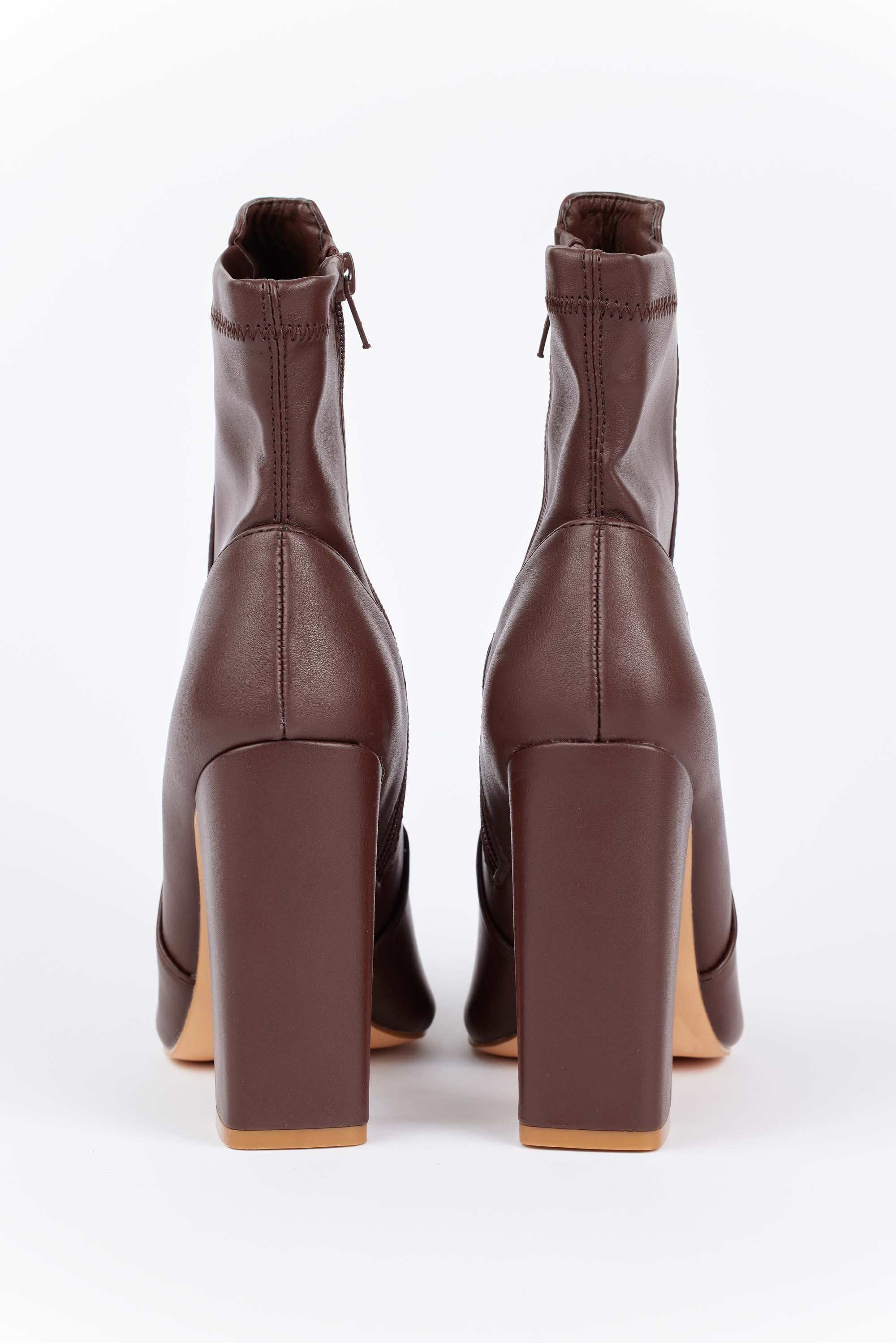 Maddie Booties- Brown