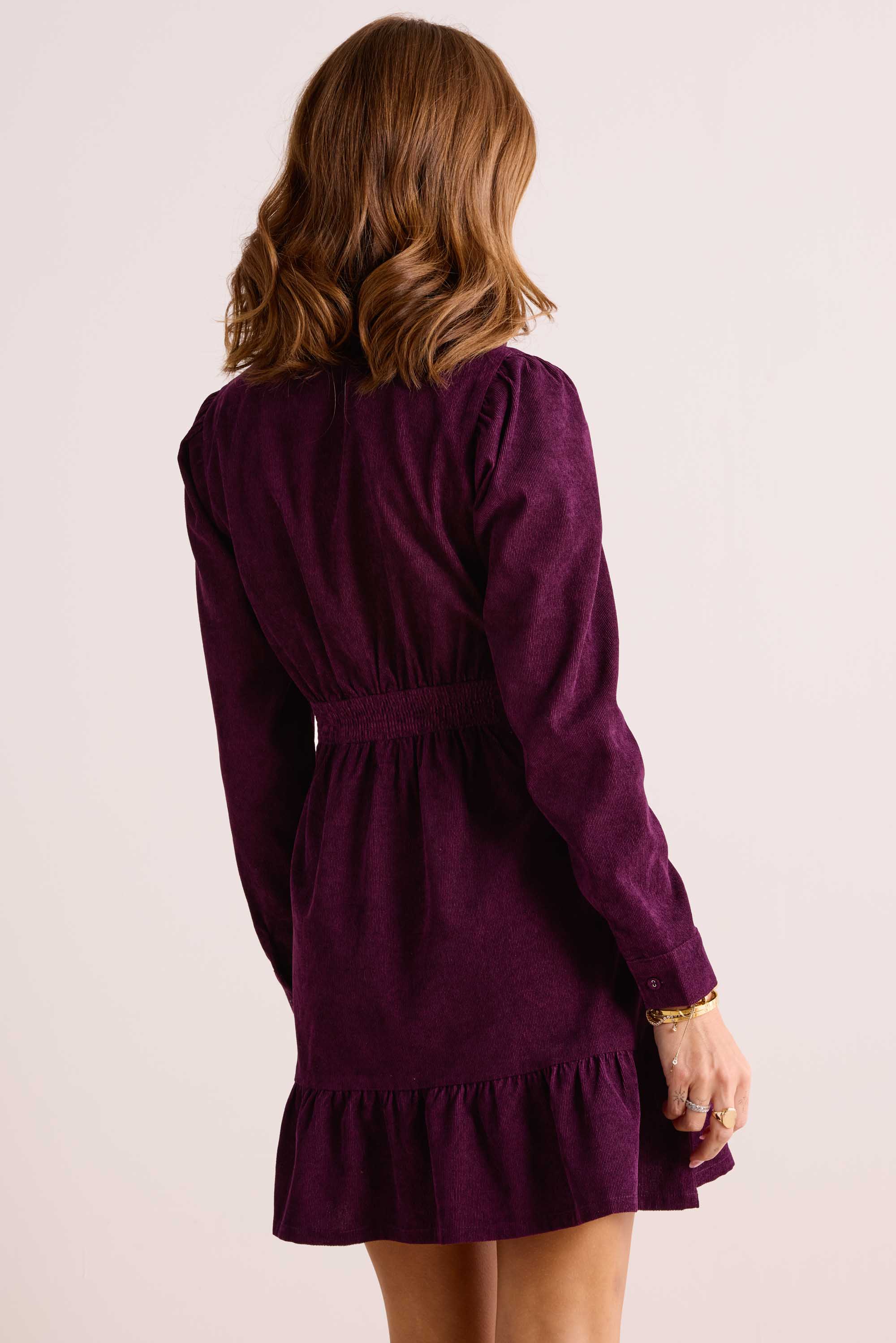 Elizabeth Dress- Eggplant