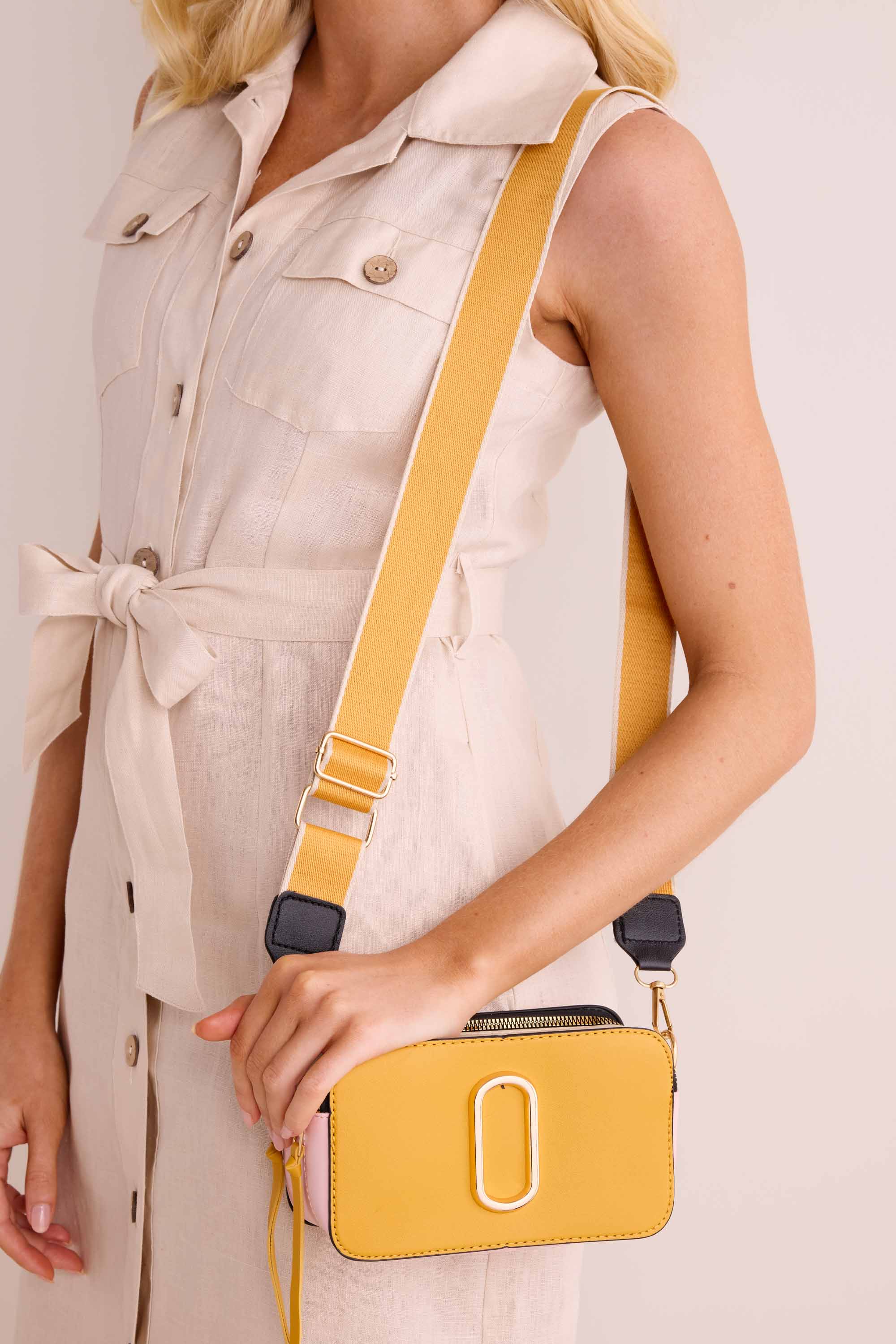 Audra Crossbody- Yellow