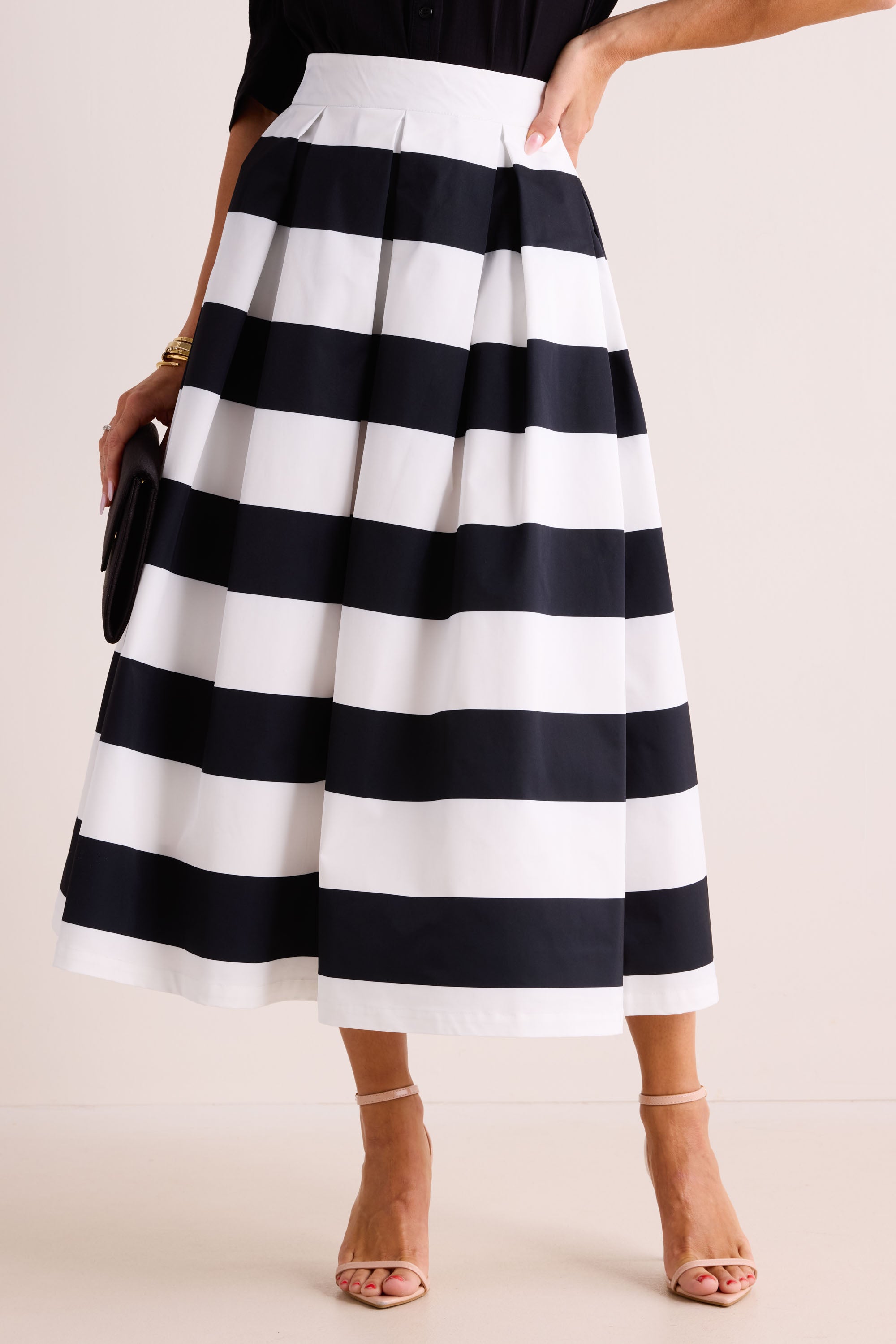 Larissa Skirt- White/Black