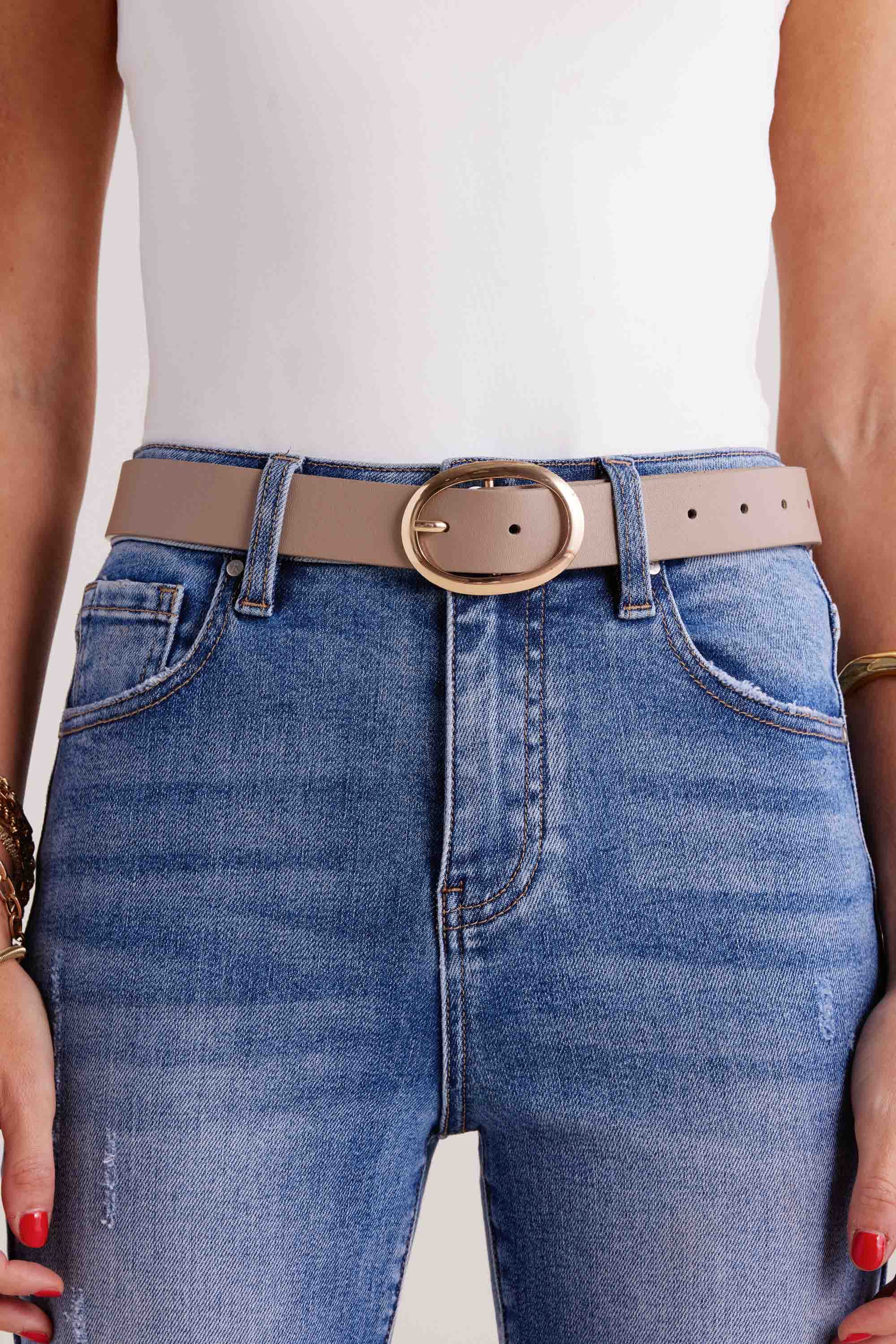 Ella Belt- Taupe