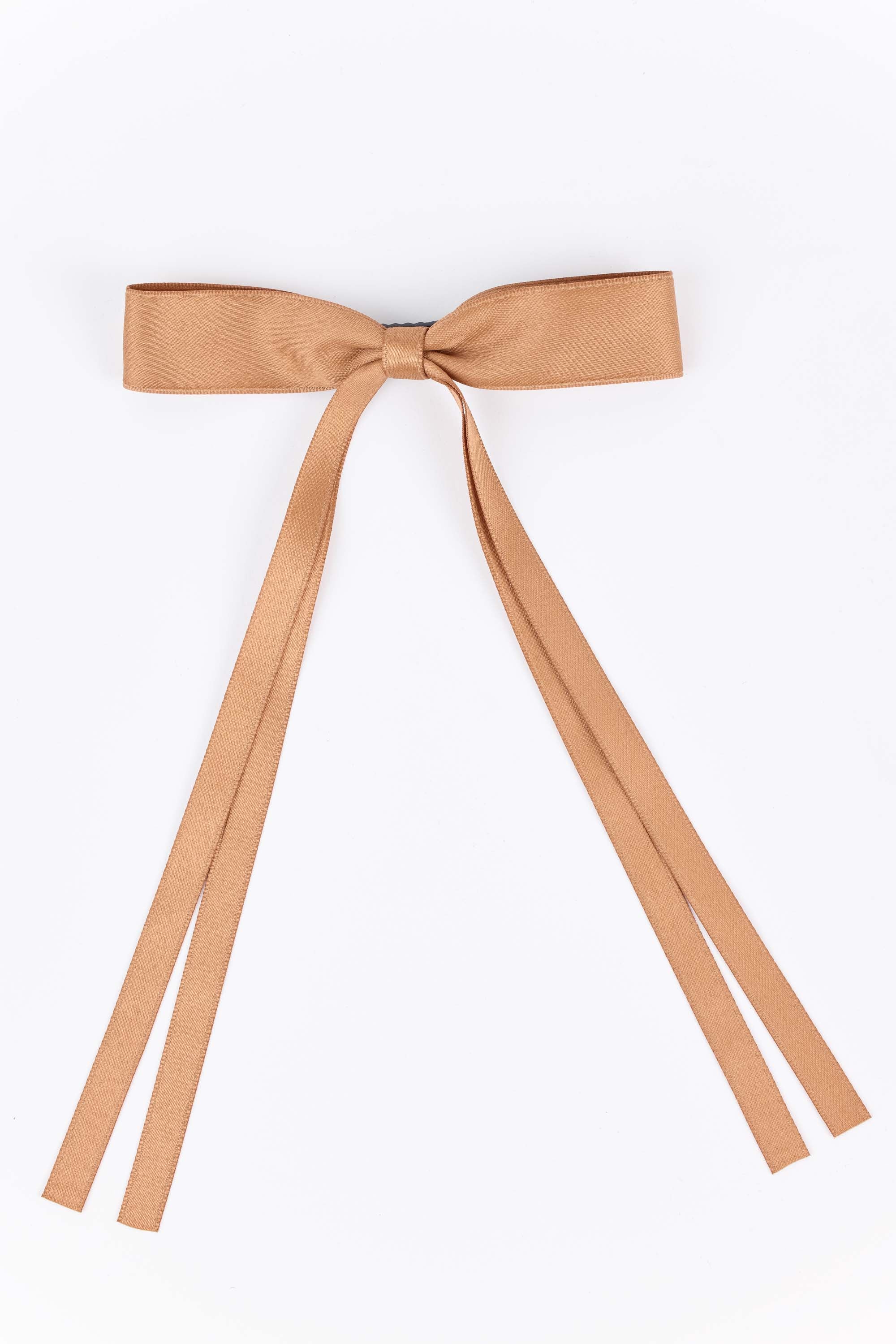 Bonnie Bow Clip- Brown