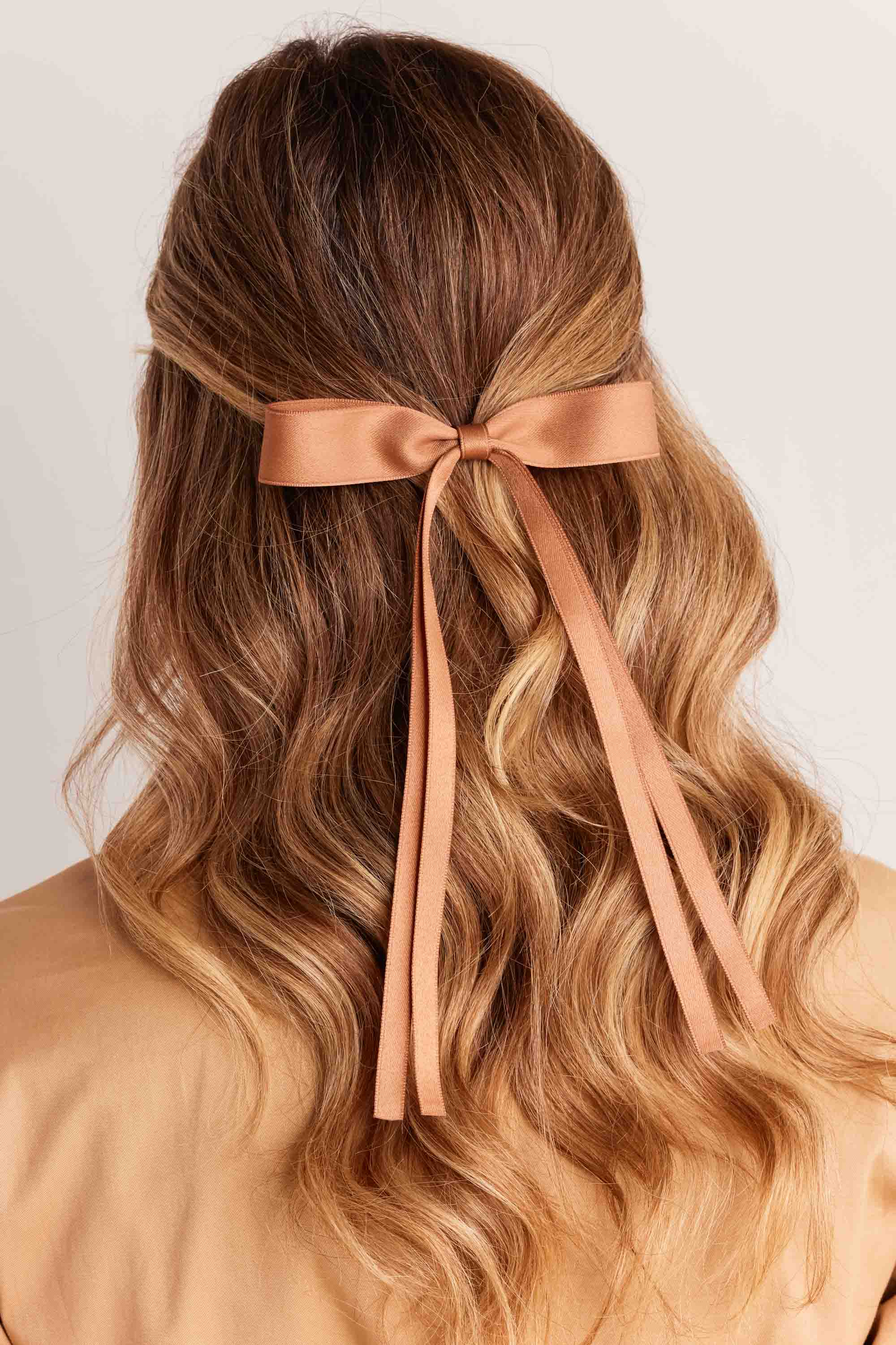 Bonnie Bow Clip- Brown