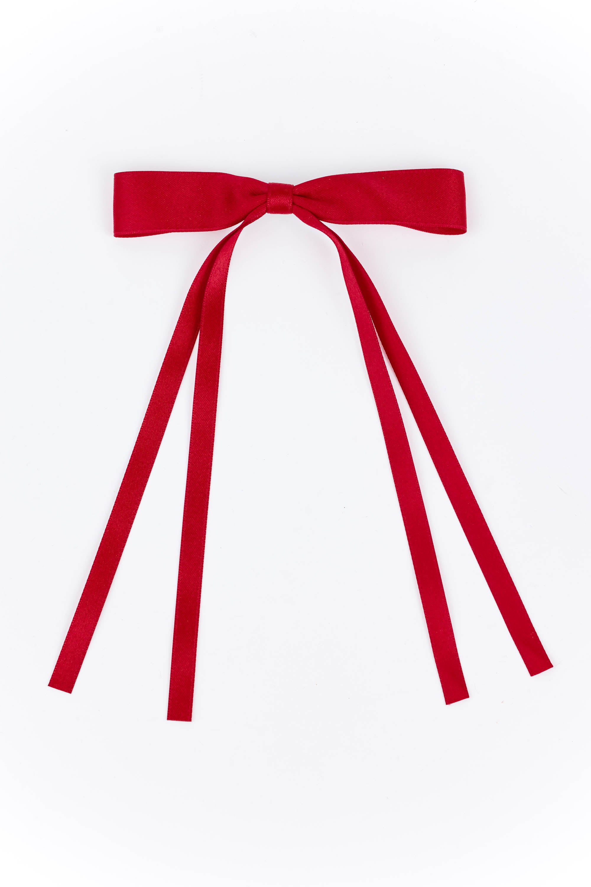 Bonnie Bow Clip- Burgundy