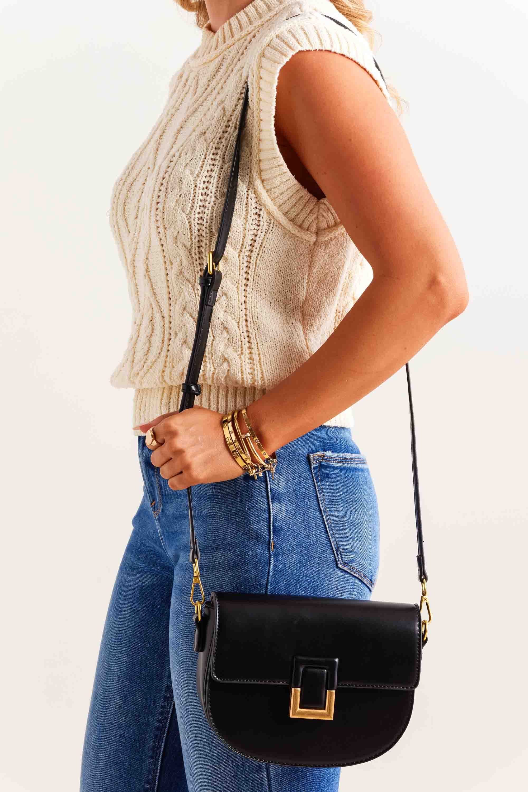 Addie Crossbody- Black