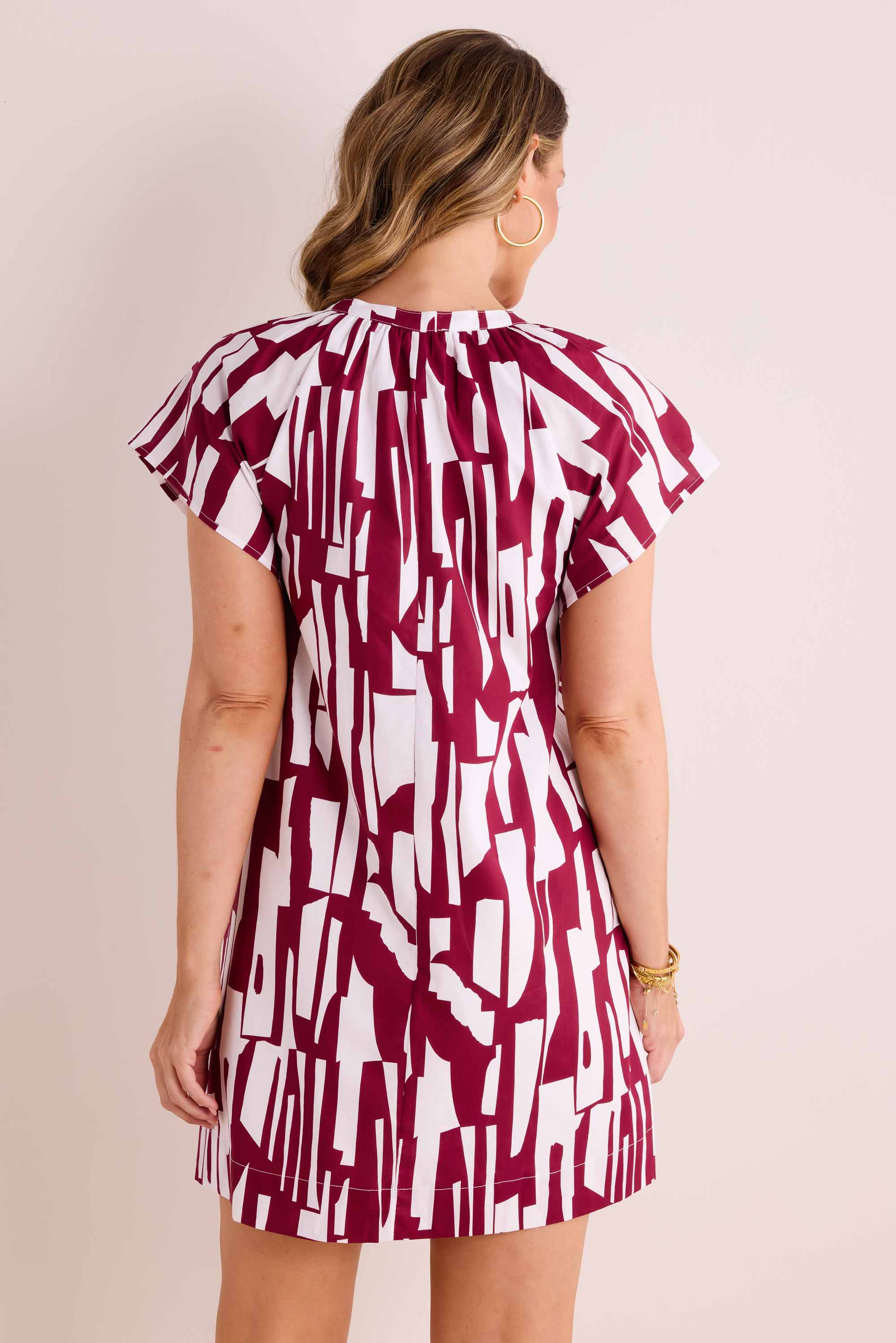 Lara Dress- Maroon