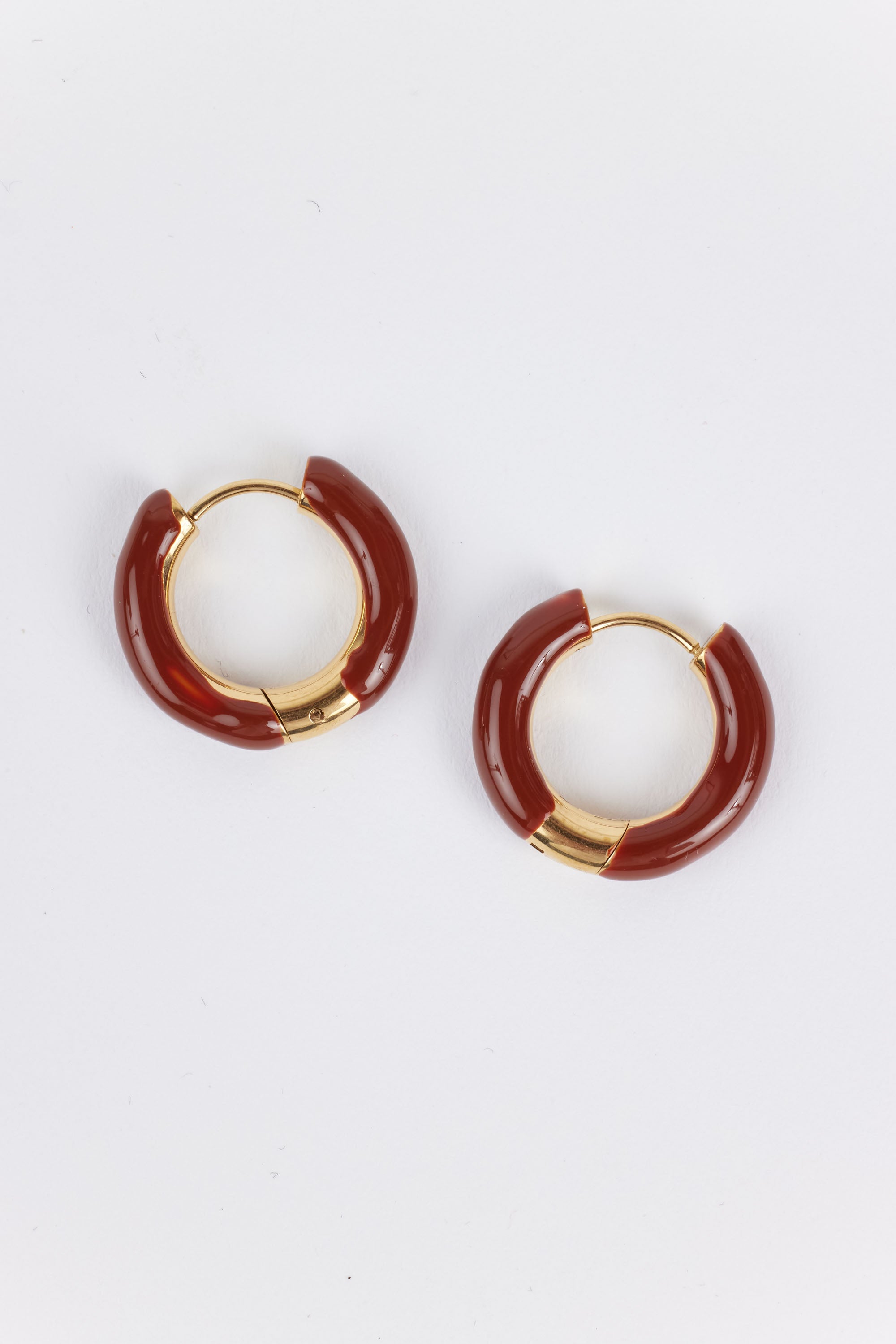 Carson Earrings- Brown