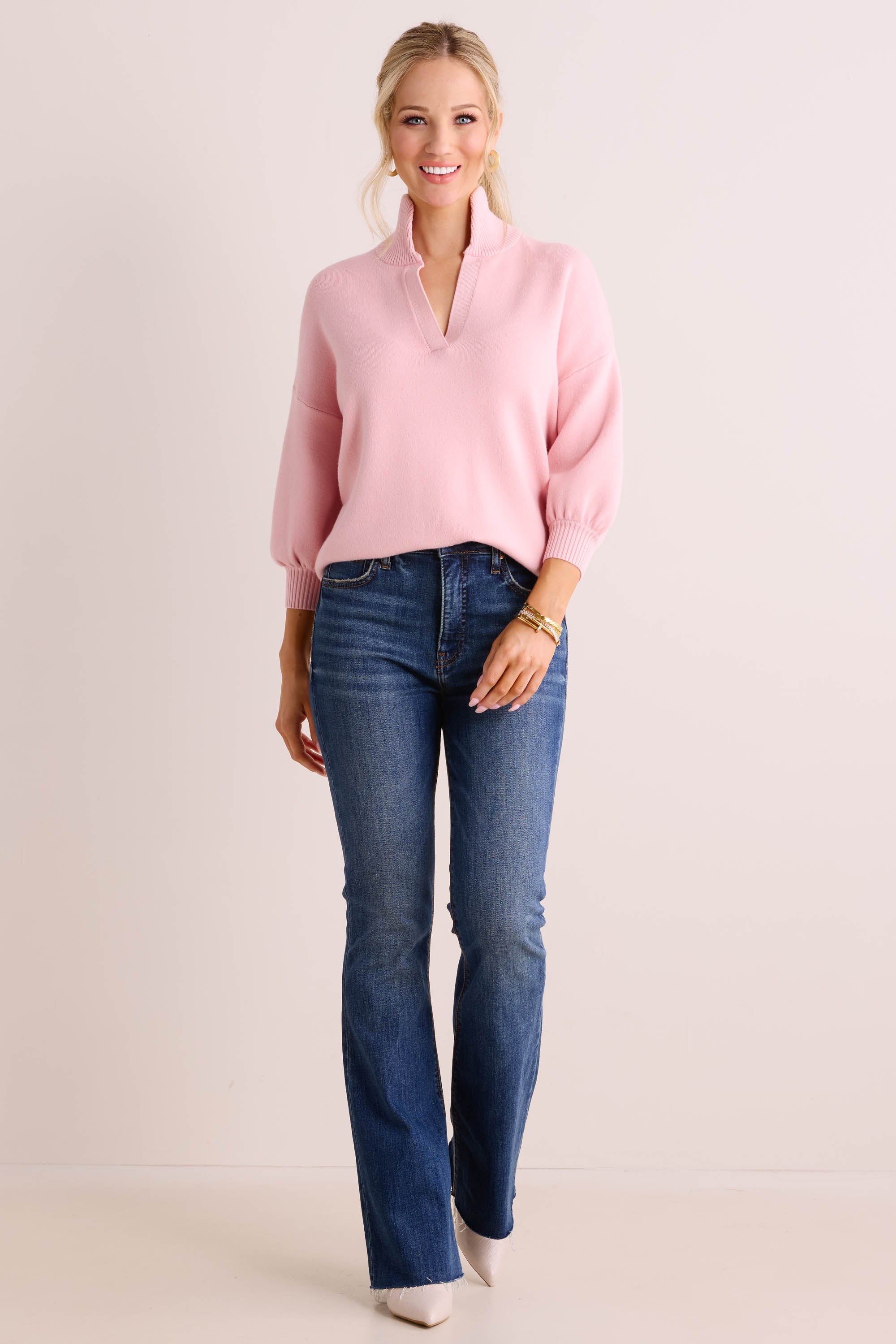 Gwenyth Sweater- Pink