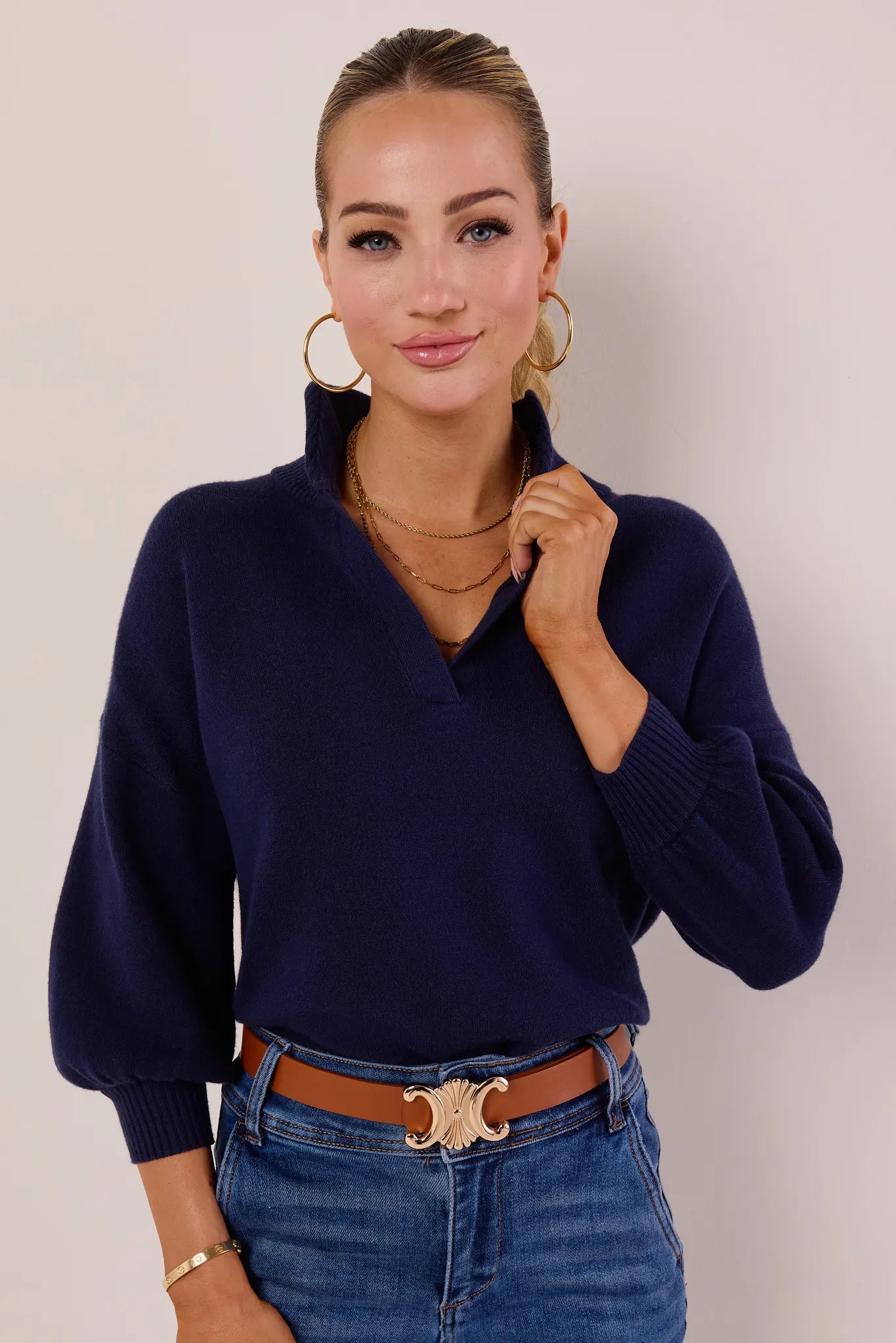 Gwyneth Sweater- Navy