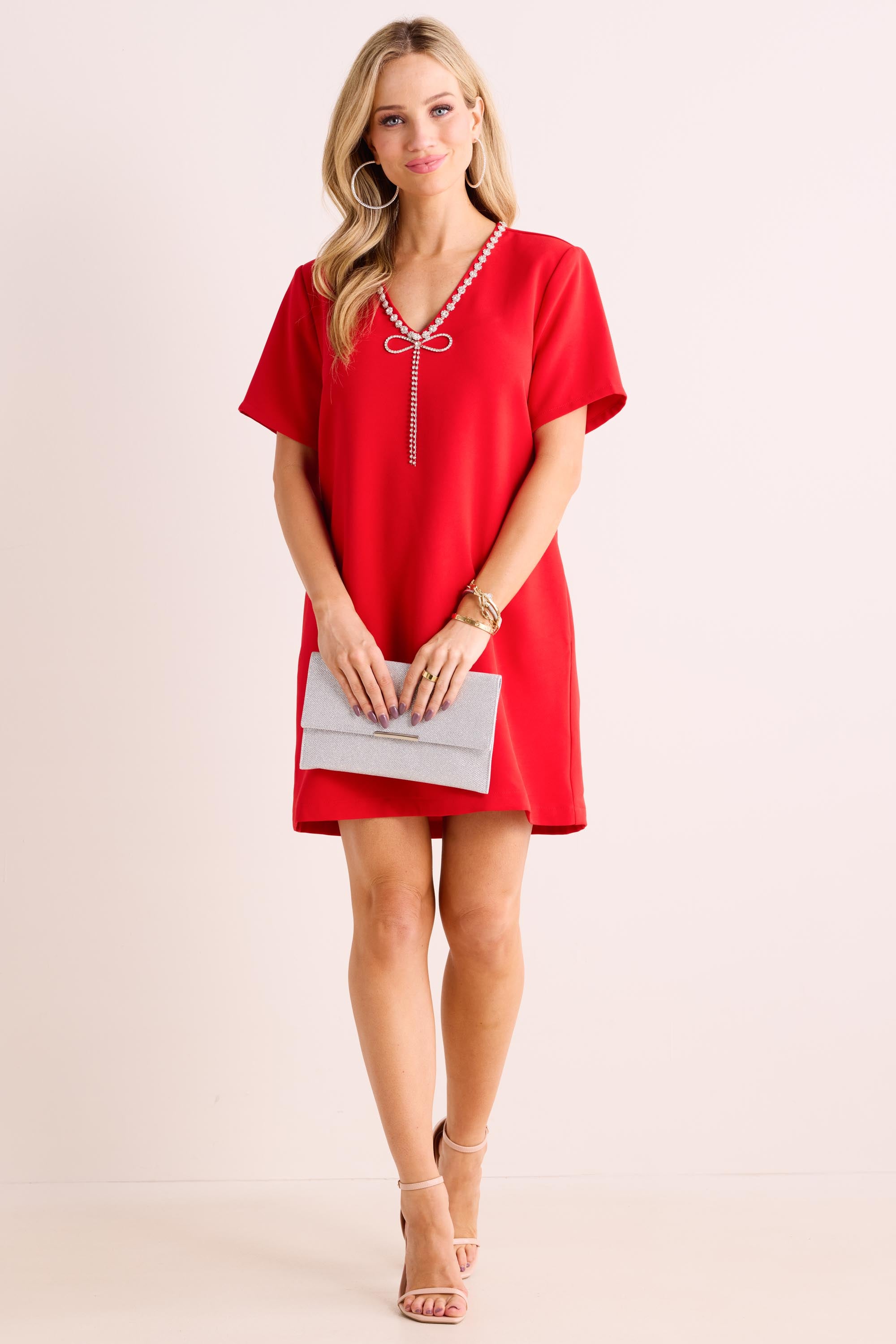 Christine Dress- Red