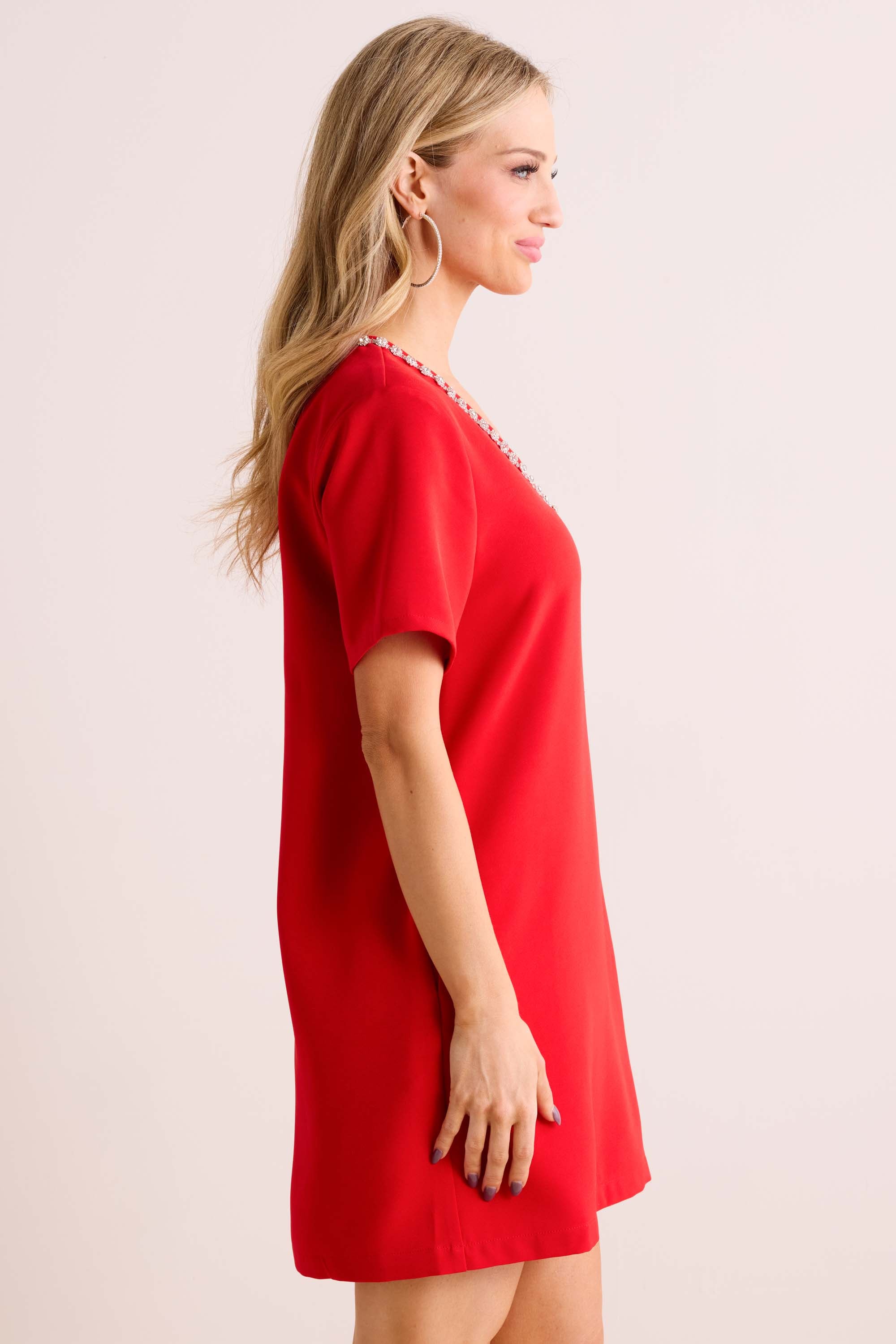 Christine Dress- Red