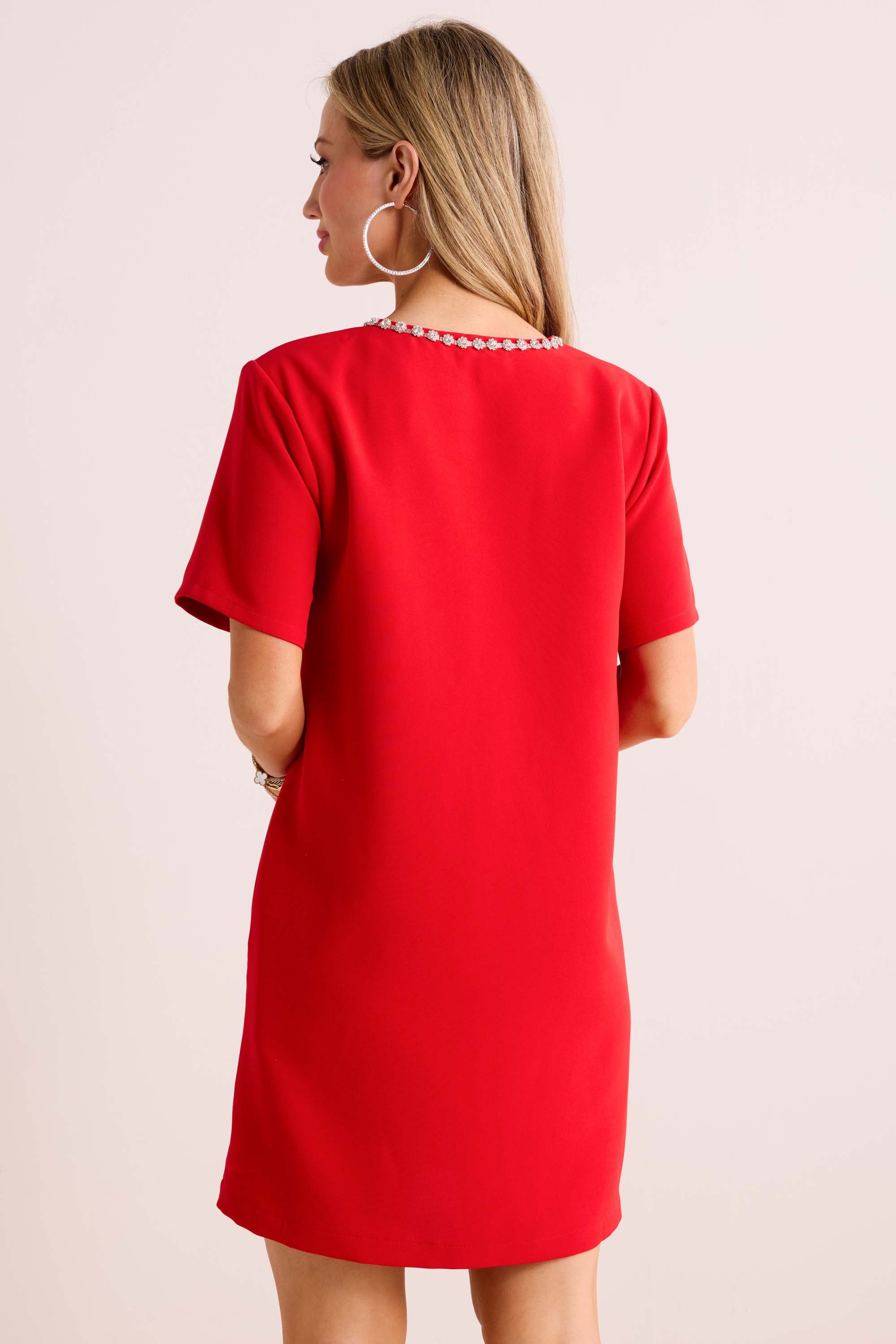 Christine Dress- Red