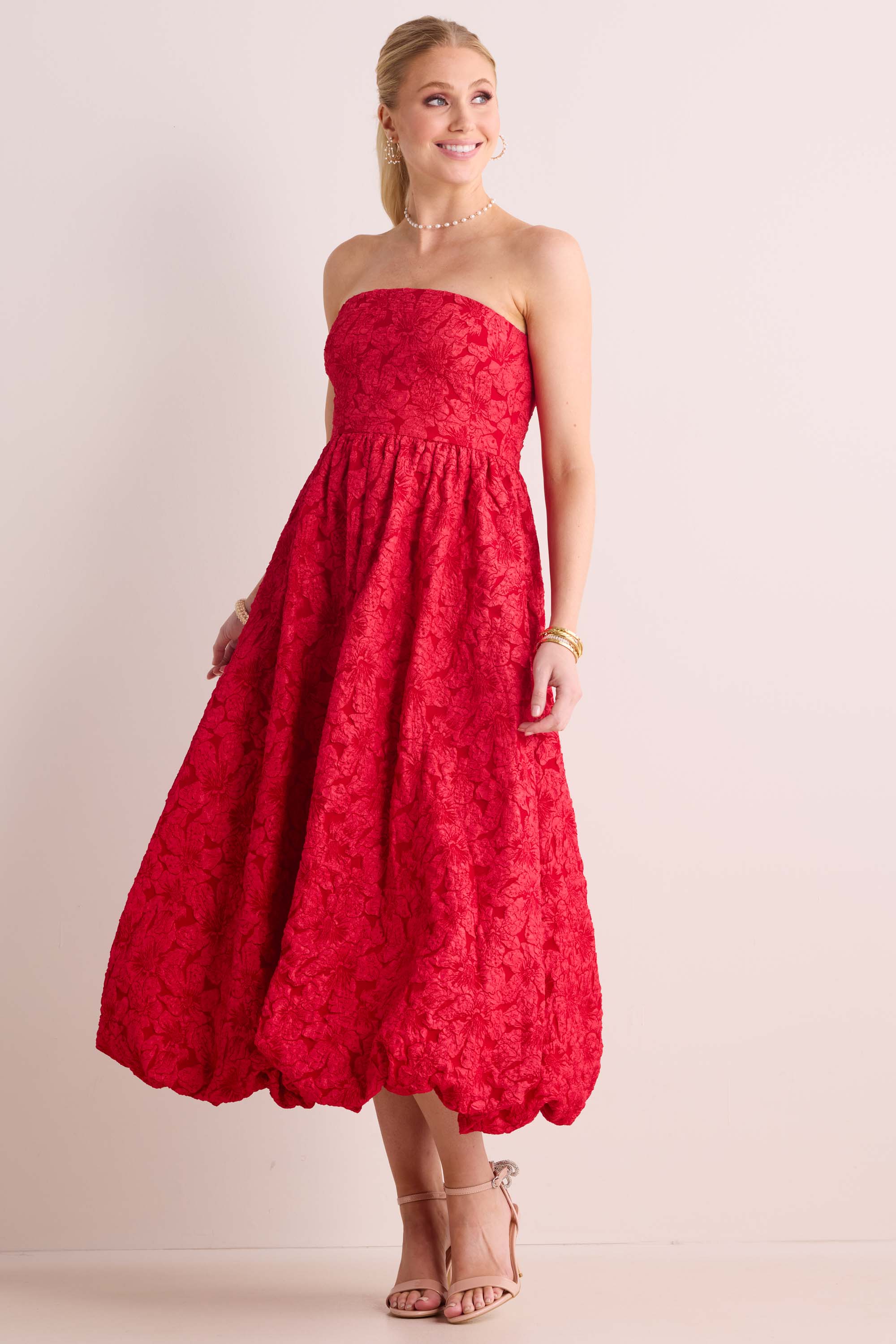 Teresa Dress- Red