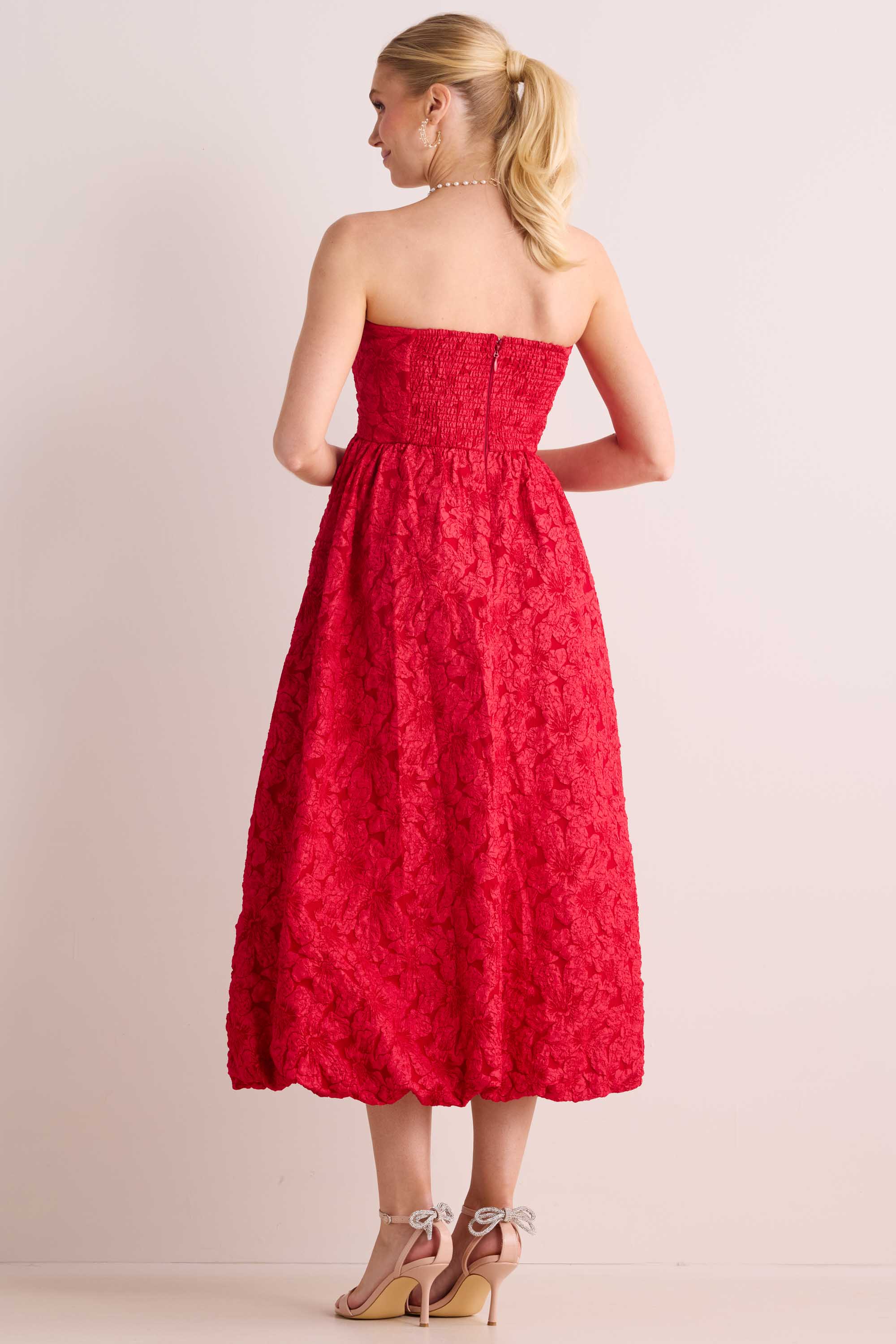 Teresa Dress- Red