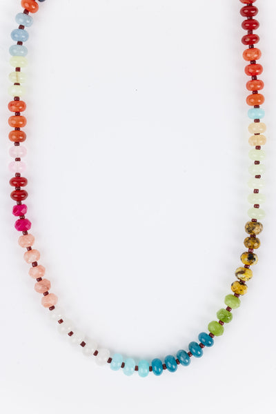 Renee Multi Color Beaded Necklace | Avara