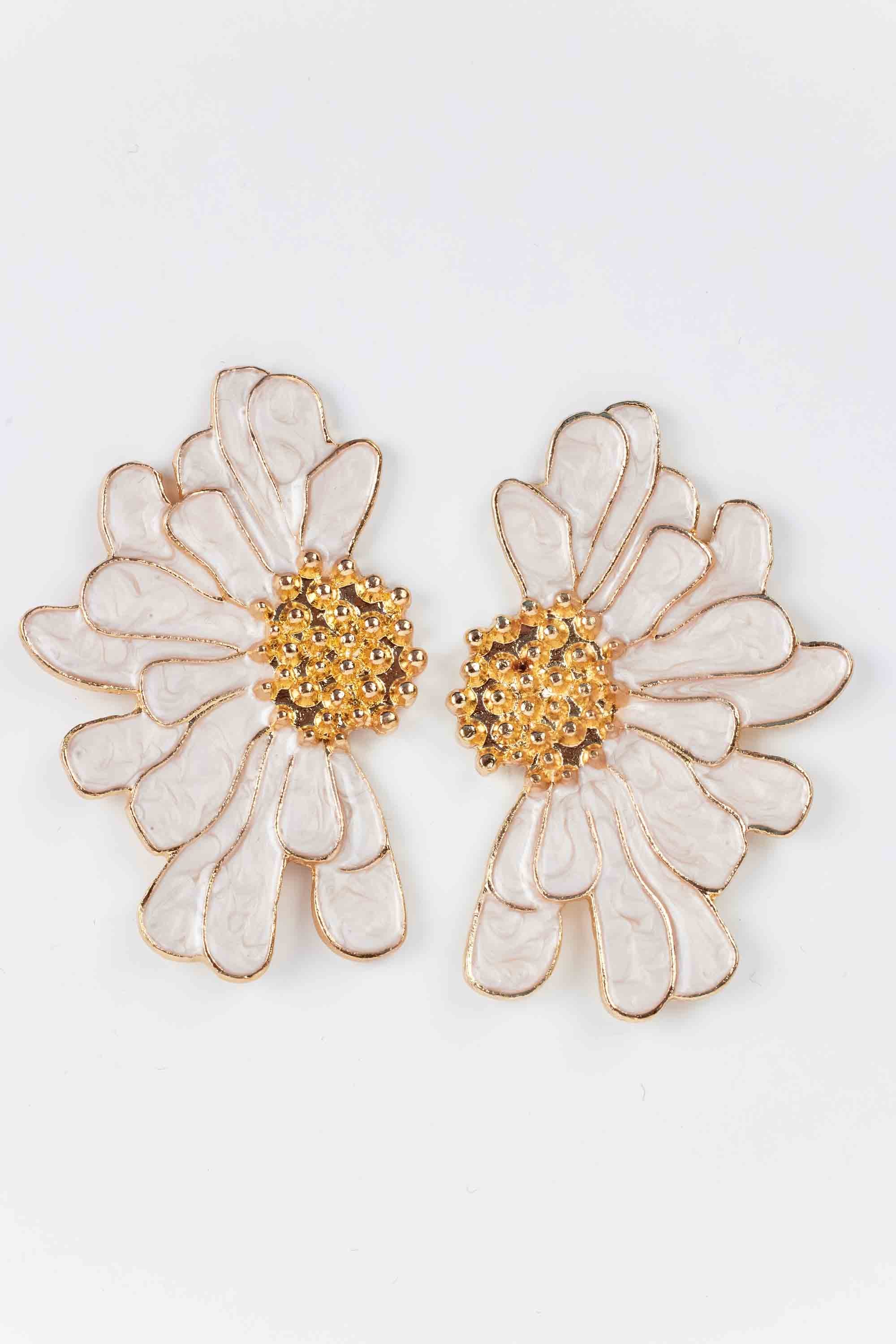 Lillian Earrings- White