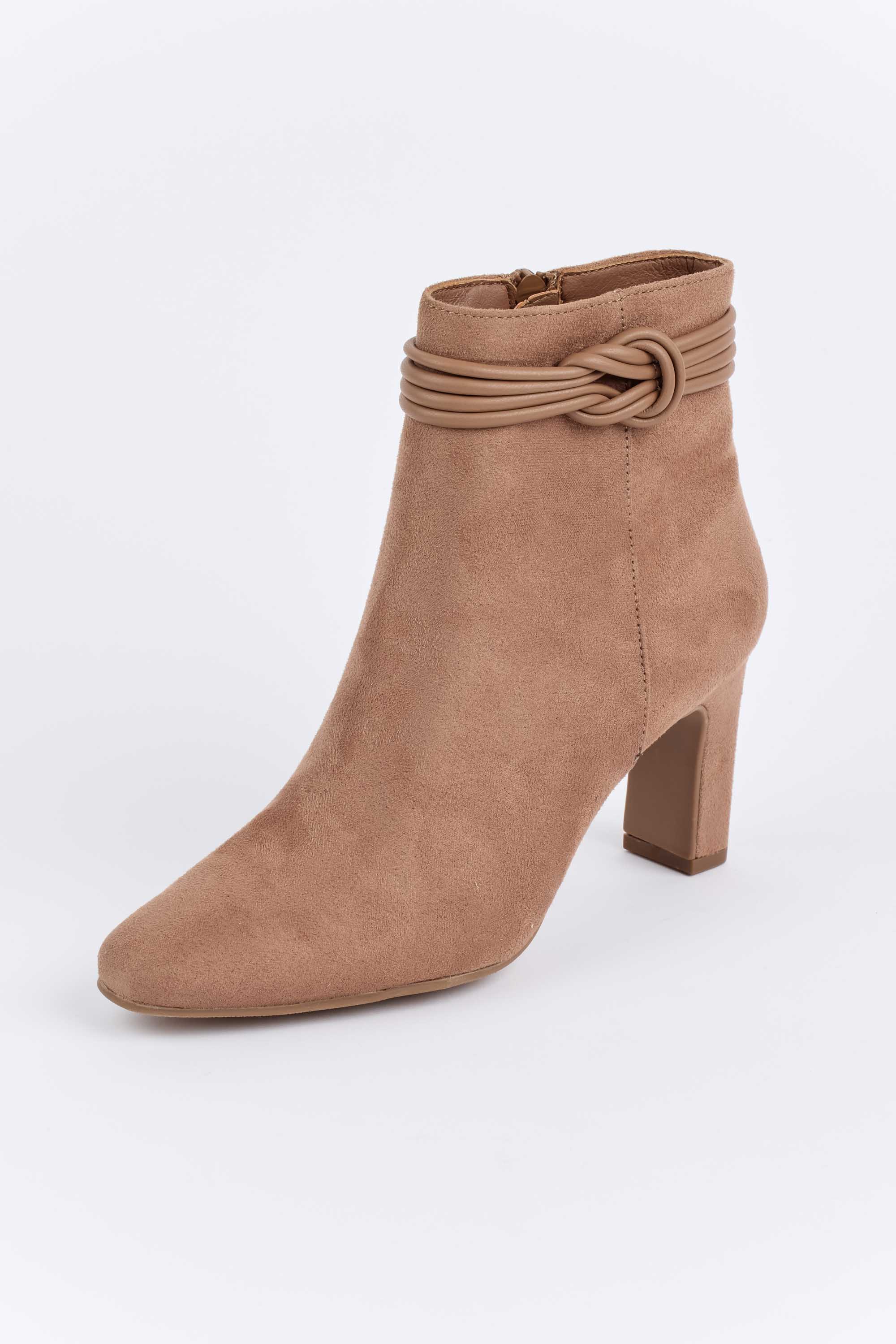 Erica Booties- Taupe