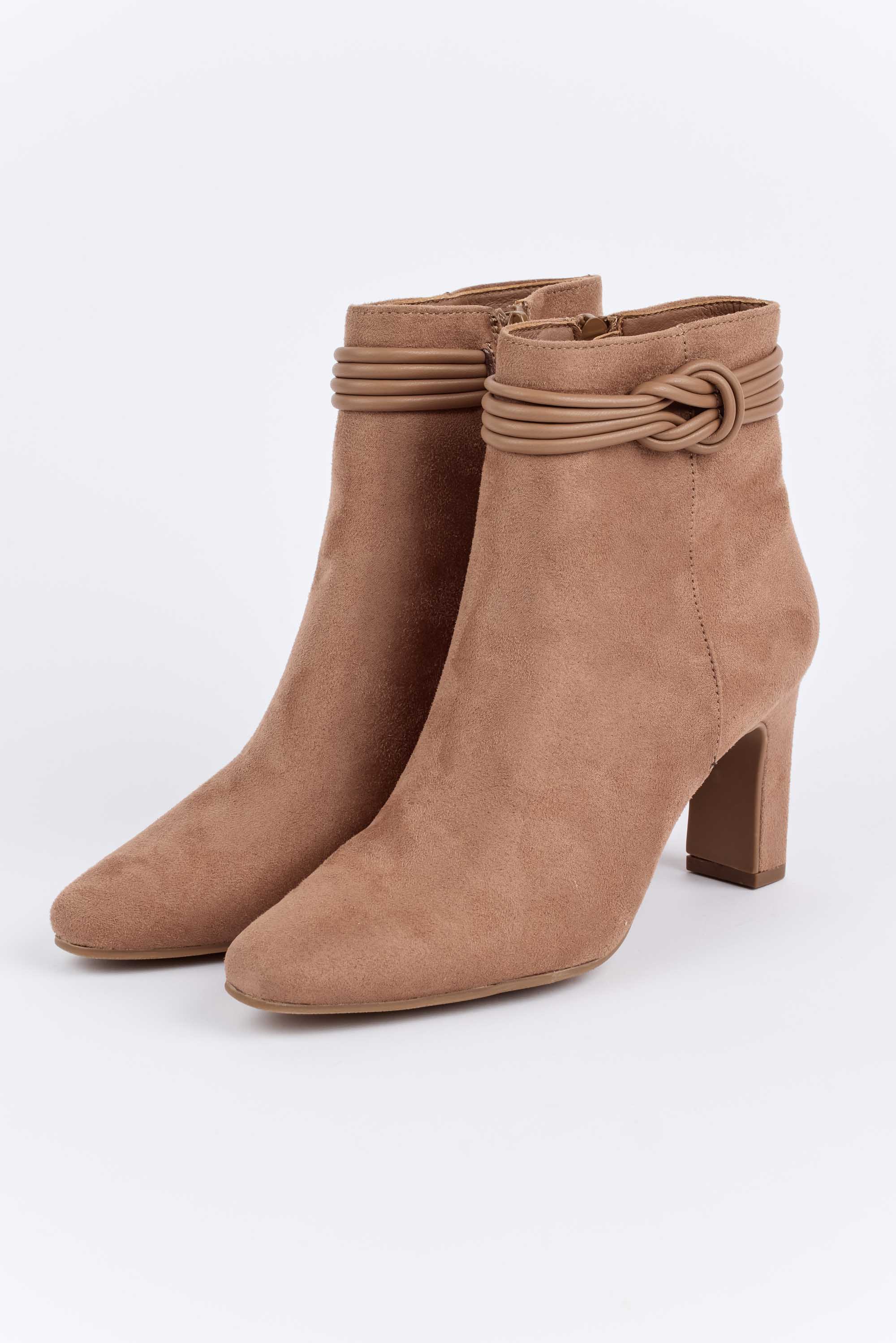 Erica Booties- Taupe