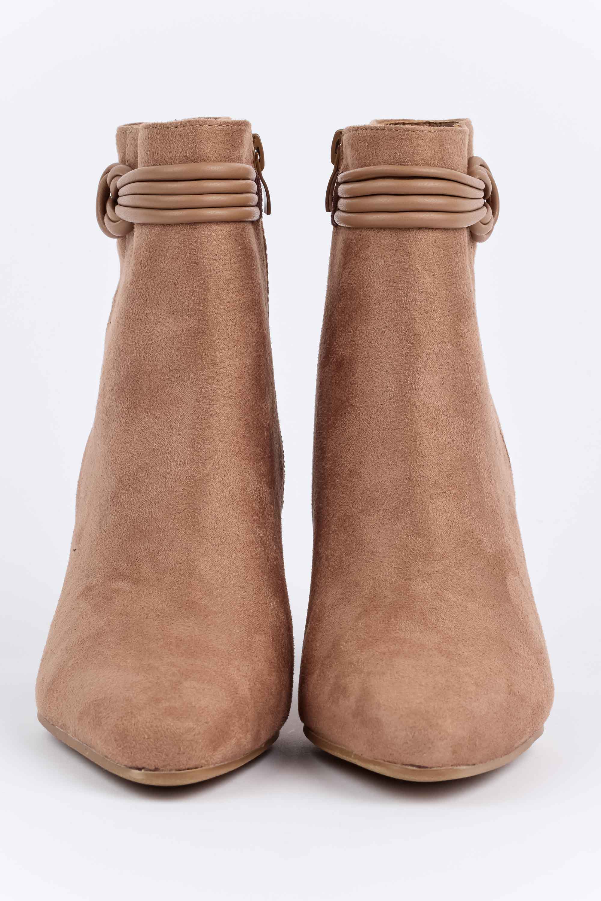 Erica Booties- Taupe