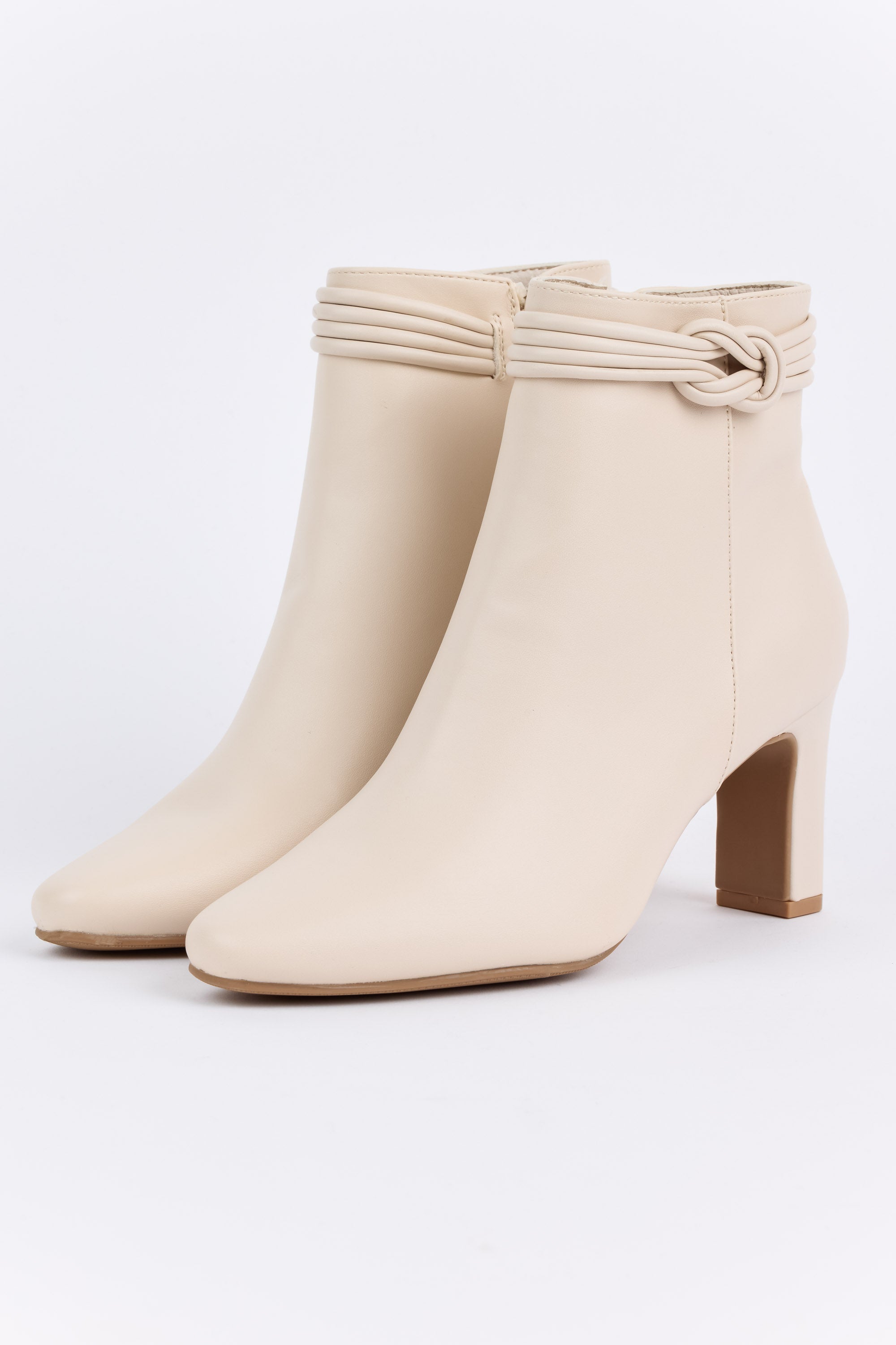 Cream booties online